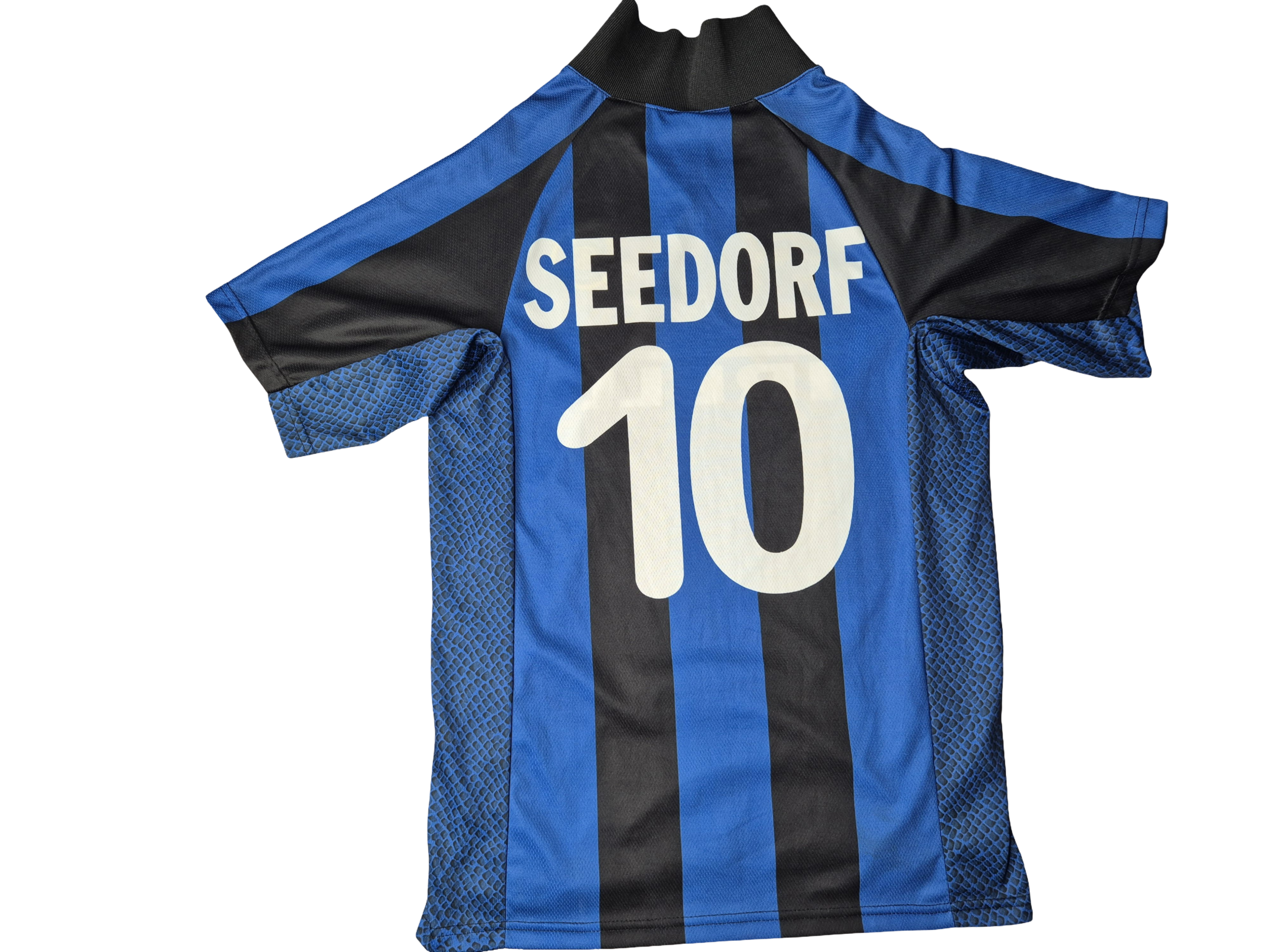 Vintage Inter Milan Seedorf 10 Pirelli Jersey Blue Black (M)
