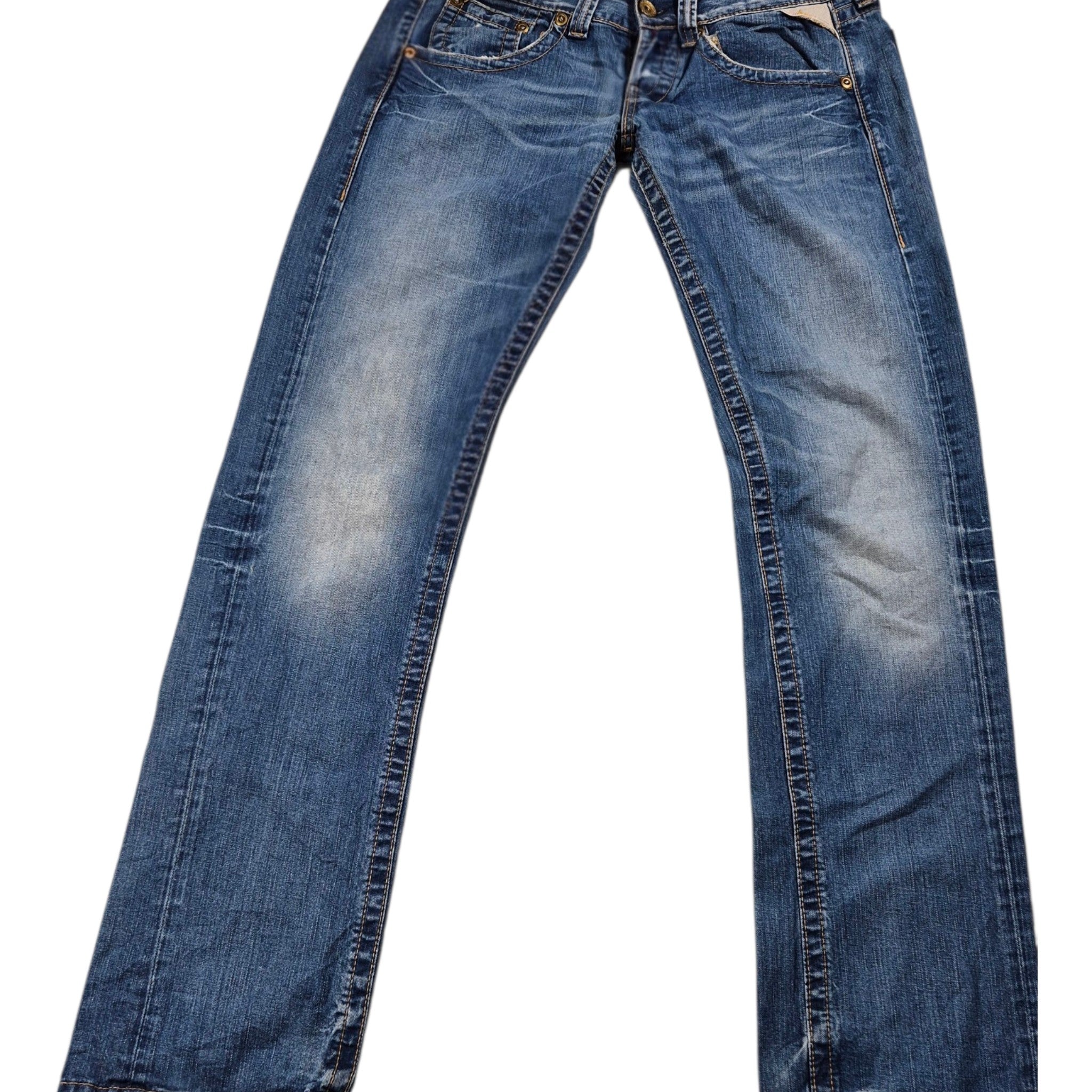 Replay Brand Bootcut Jeans Blue Y2K Flared (M)