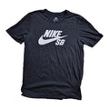 Nike SB Dri-FIT T-Shirt(M) Schwarz Weiß Big Logo Swoosh