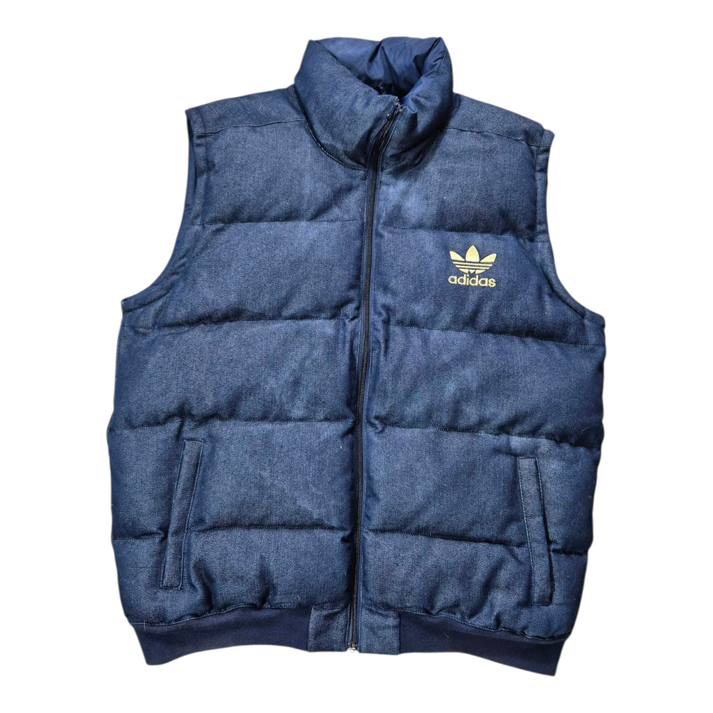 Adidas Originals Puffer Weste Blau Gold (L)