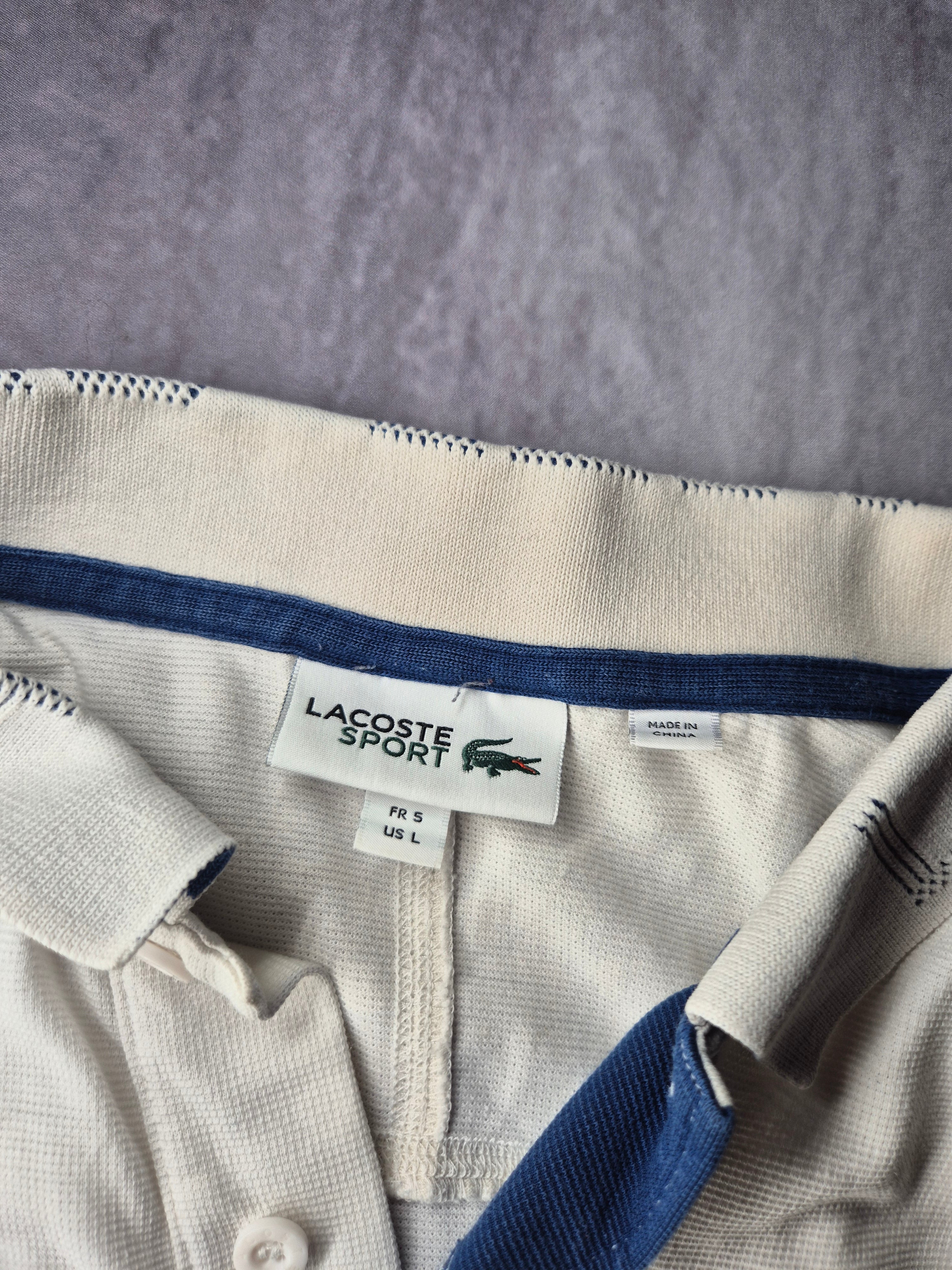 Lacoste Sport Polo Shirt White  (L)