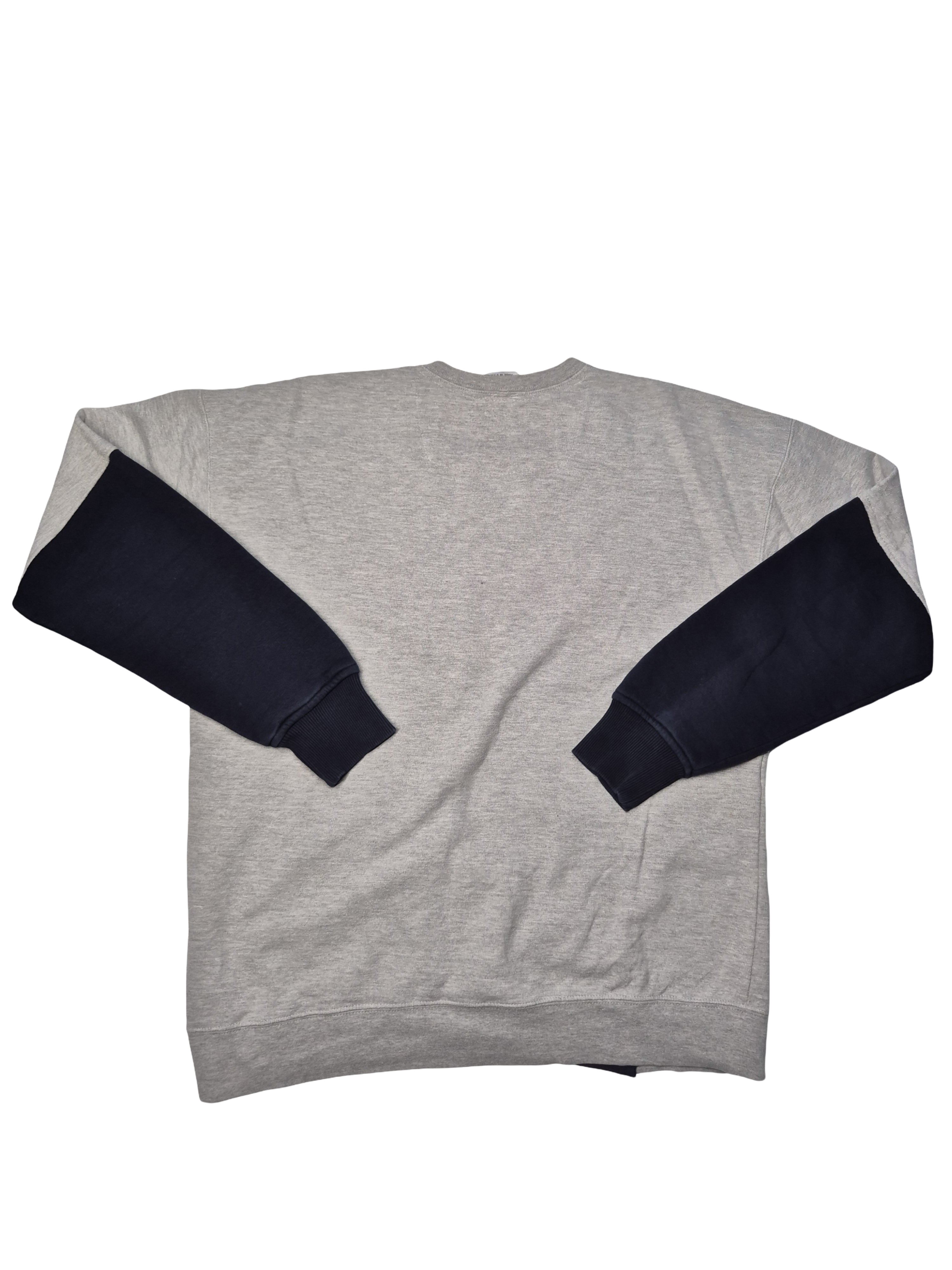 Nike reworked Sweater Vintage Grey Navy Red (L)