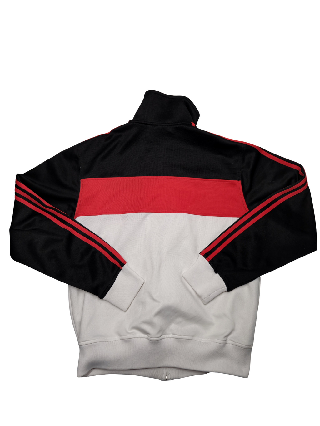 Adidas Track Jacket White Red Black (S)