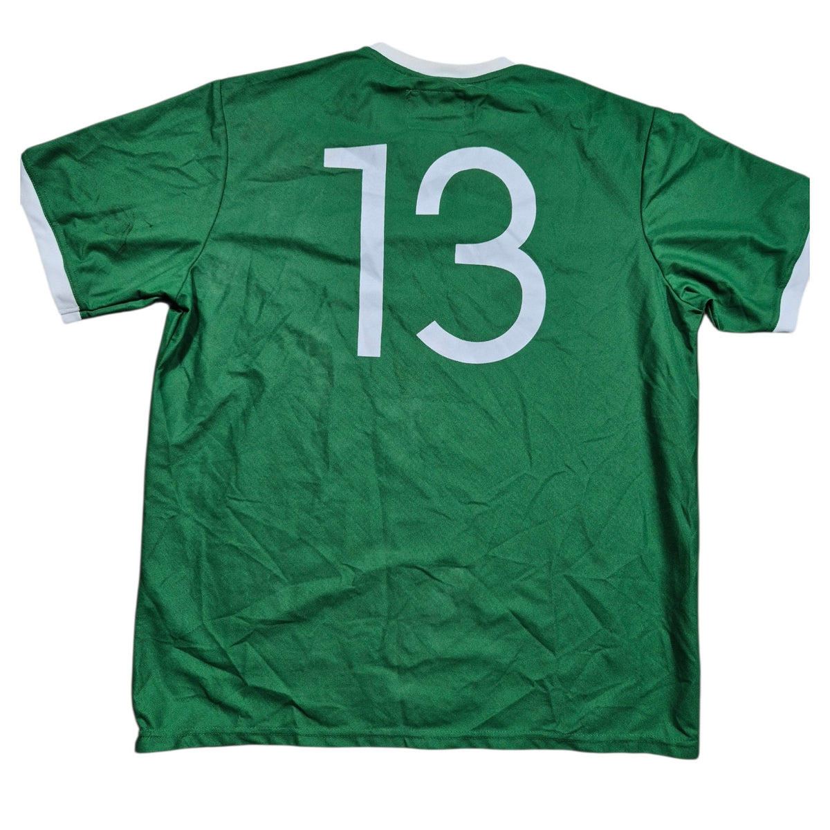 Deutschland Retro Fußballtrikot Grün Nr. 13 (XL) Vintage Y2K Blokecore