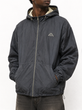 Vintage Kappa Windbreaker Jacket Black (L)
