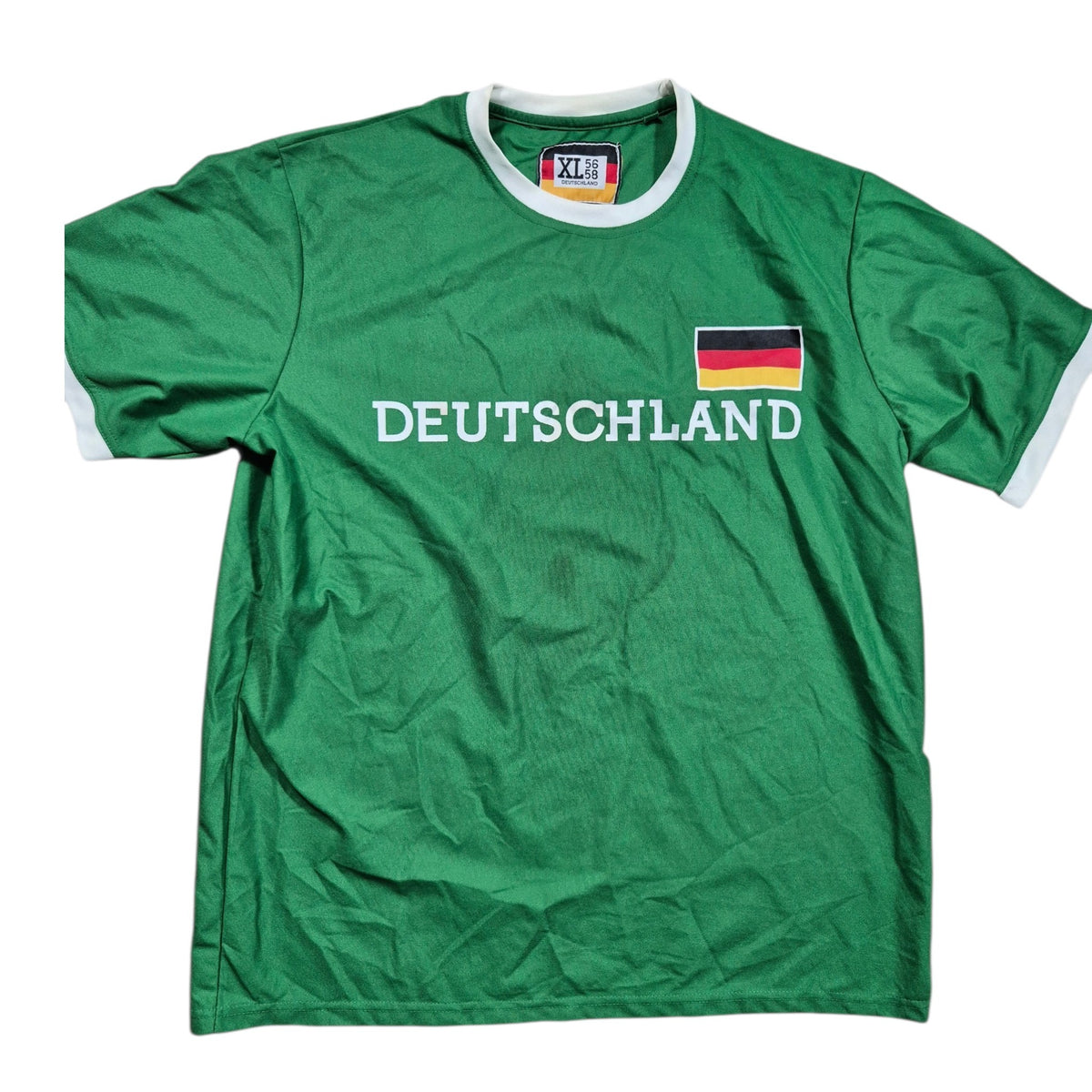 Deutschland Retro Fußballtrikot Grün Nr. 13 (XL) Vintage Y2K Blokecore