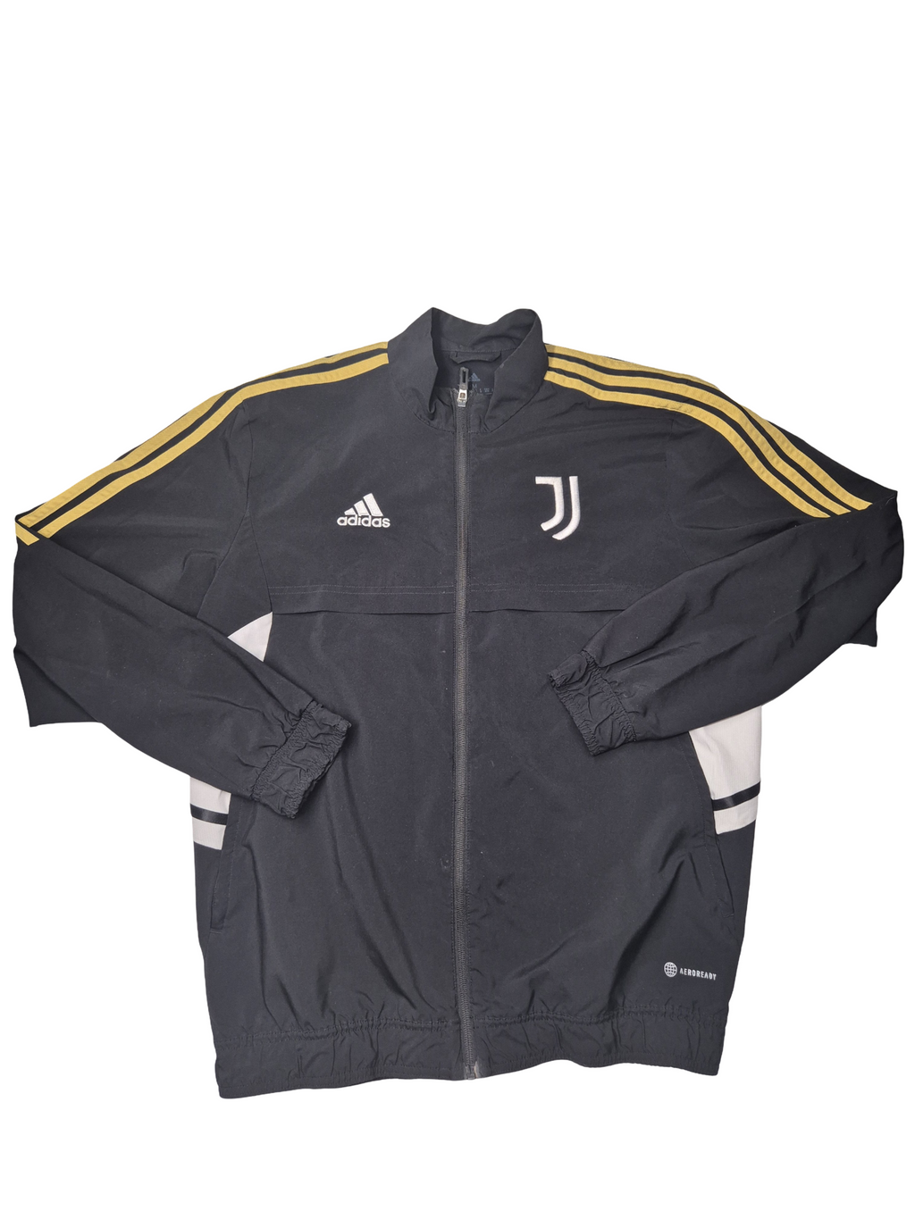 Adidas Juventus Track Jacket Black Gold (M)