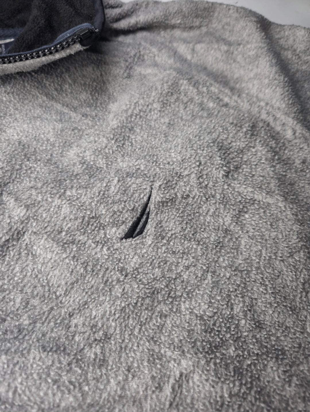 Nautica Quarter Zip Fleecejacket Grey (XL)