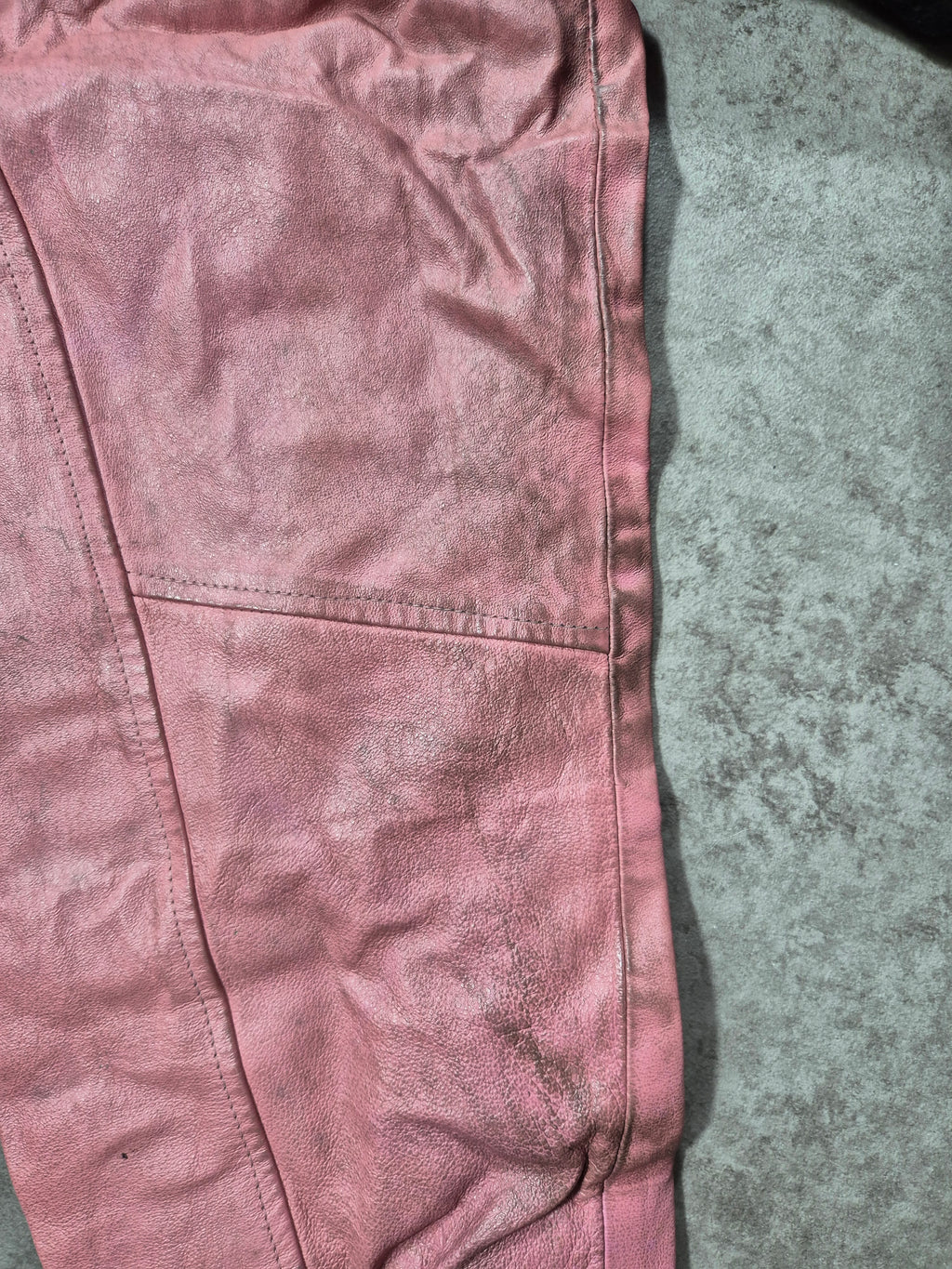 Vintage Betty Boop Varsity  Lederjacke Gr XL Collegejacke Rosa Schwarz Pailletten Y2K 2000s