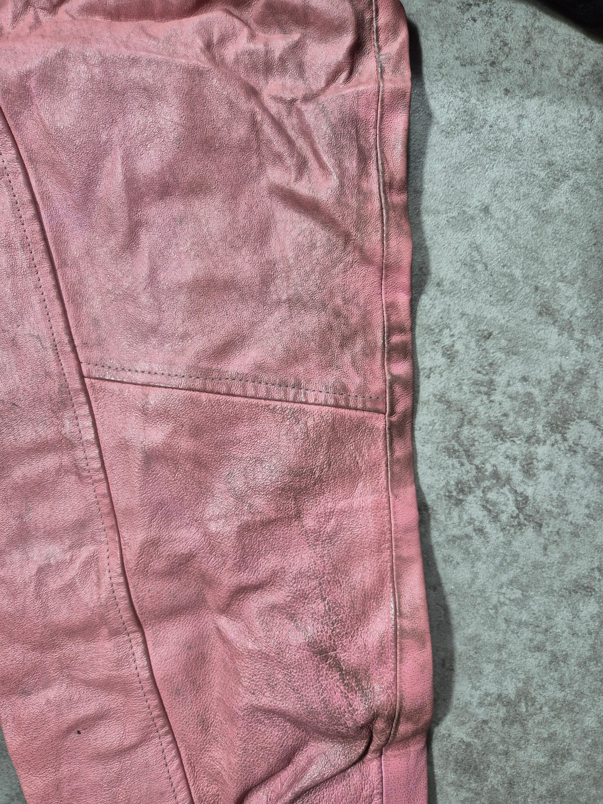 Vintage Betty Boop Varsity  Lederjacke Gr XL Collegejacke Rosa Schwarz Pailletten Y2K 2000s