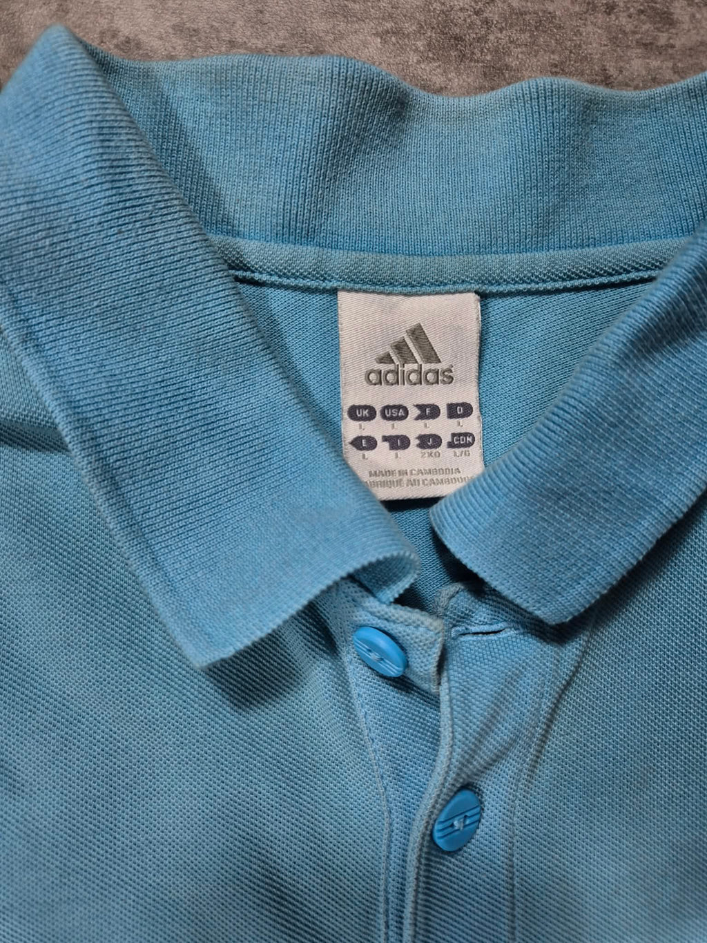 Adidas Marseille Polo Blau (L)