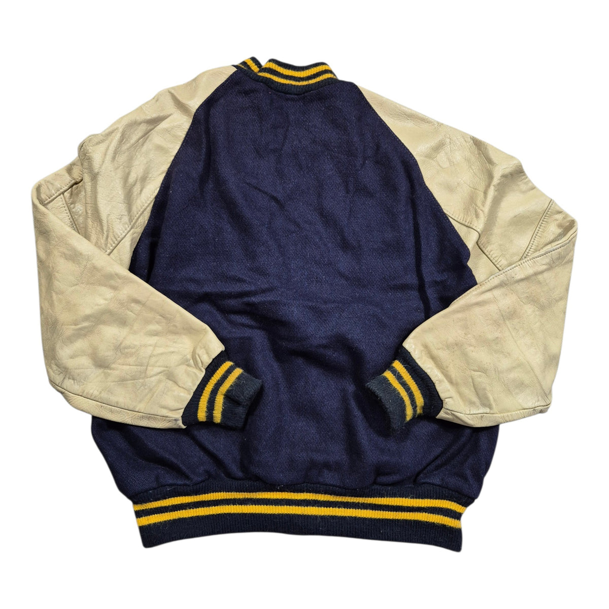 Vintage DeLong Varsity Jacket (M) 80s 90s College Lederärmel Letterman Y2K