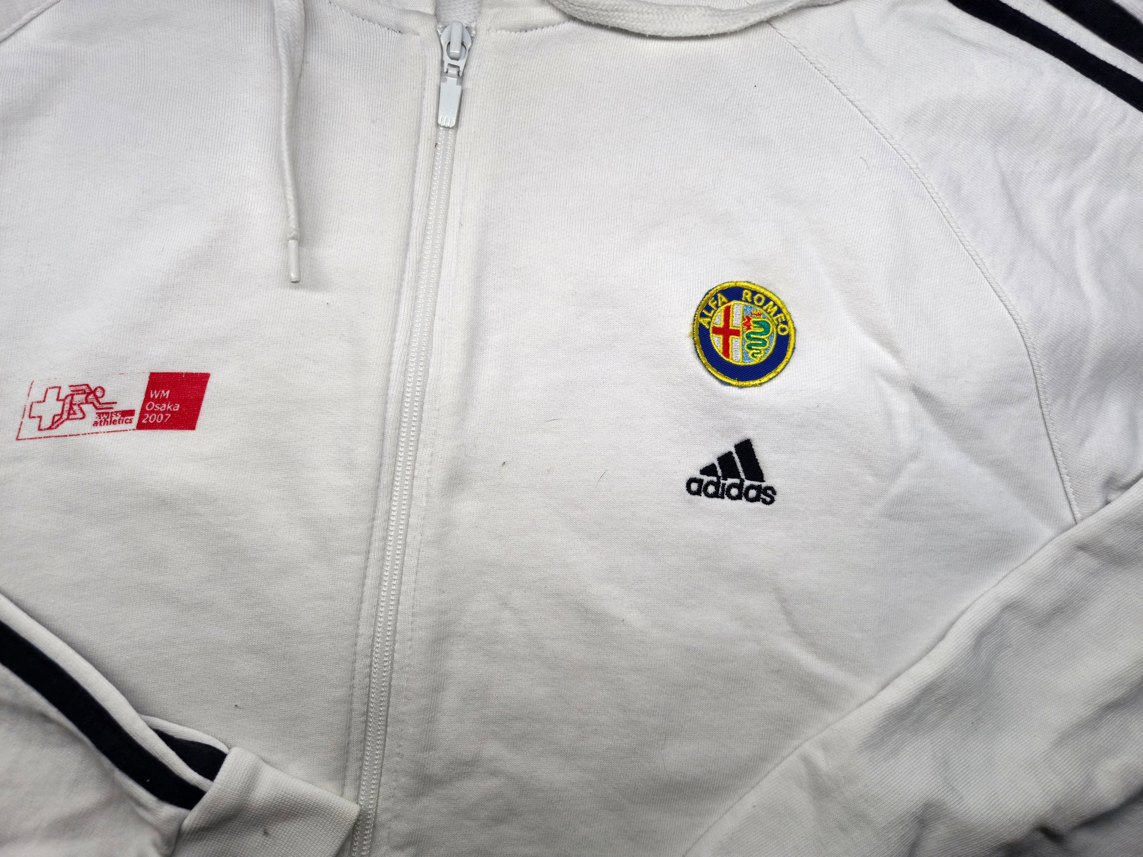 Adidas Zip-Hoodie White (XL)