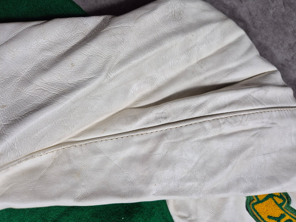 Vintage Sussex Rangers 1985 Varsity Jacket (S) College Lederärmel