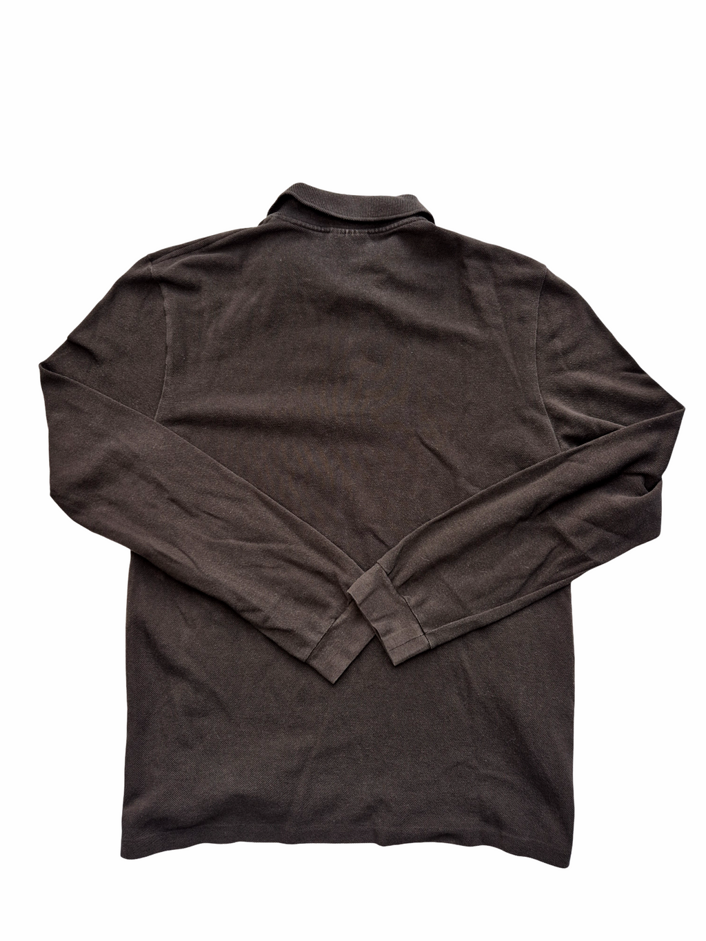 Lacoste Long Sleeve Polo Brown (S)