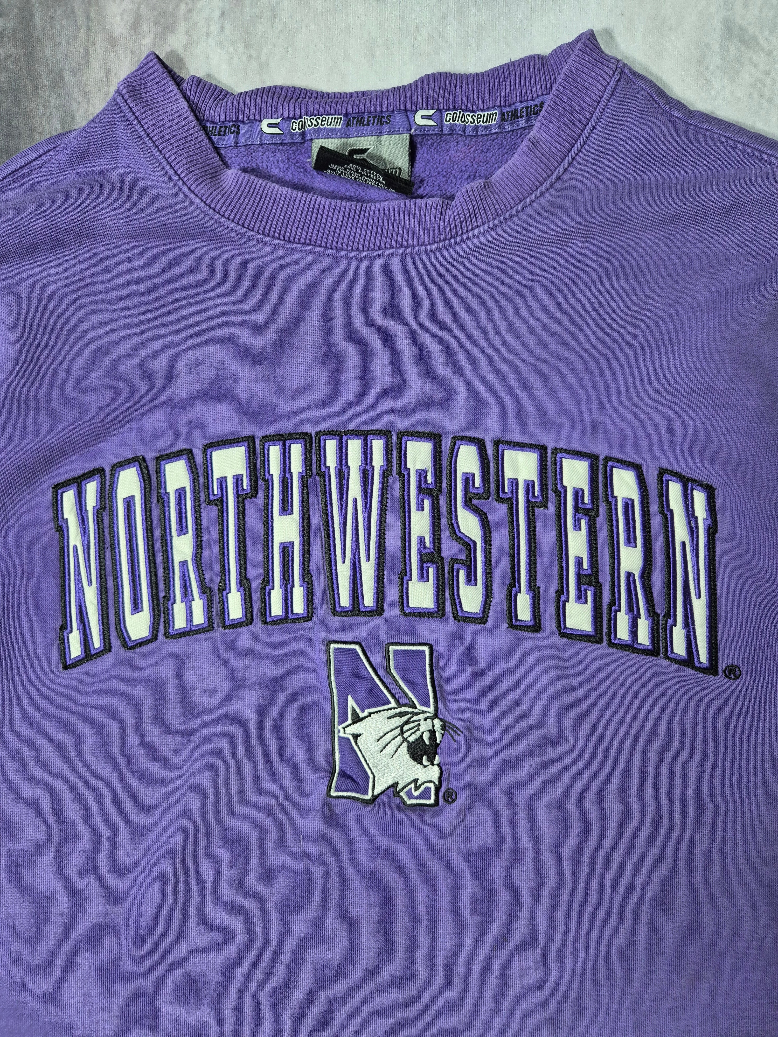 Vintage Northwestern Purple Sweatshirt Y2K (M)