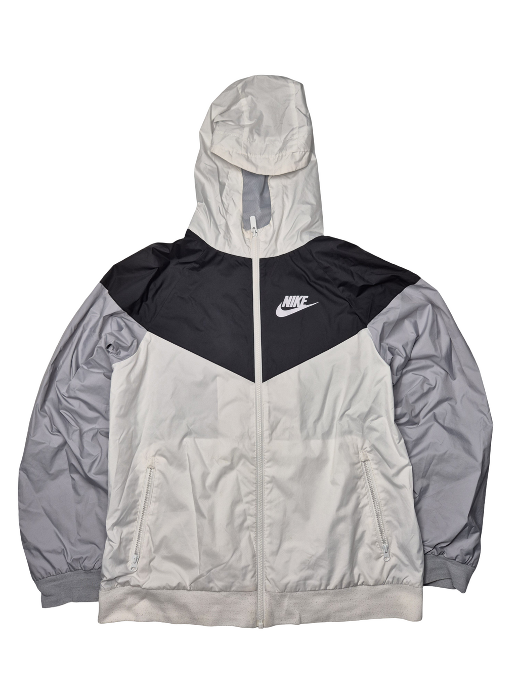 Nike Windrunner Track Jacket Grey Black Kids (XL)