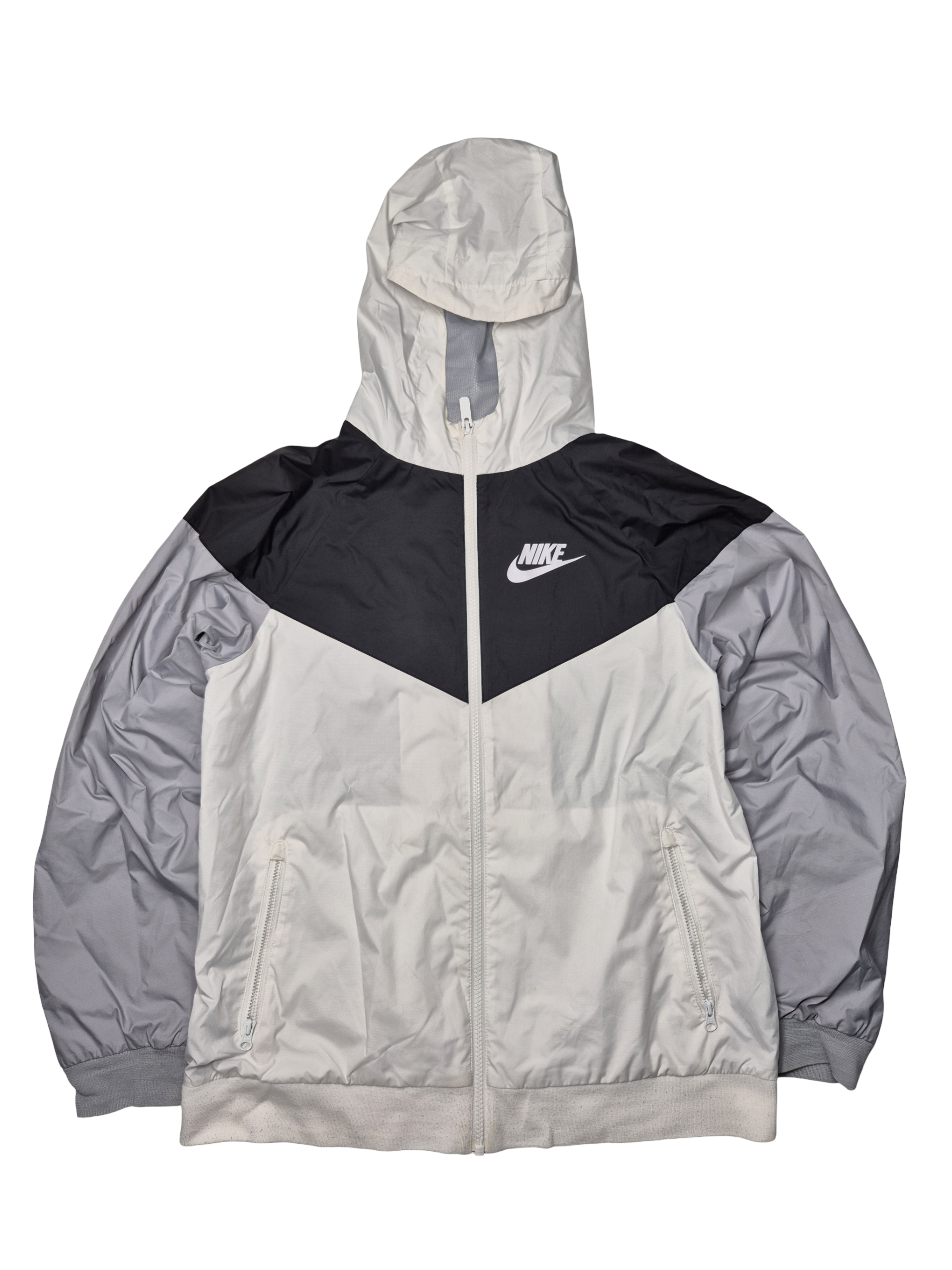 Nike Windrunner Track Jacket Grey Black Kids (XL)