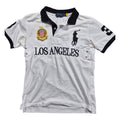 Polo Ralph Lauren Los Angeles Big Pony Polo Shirt Weiß Schwarz (M)
