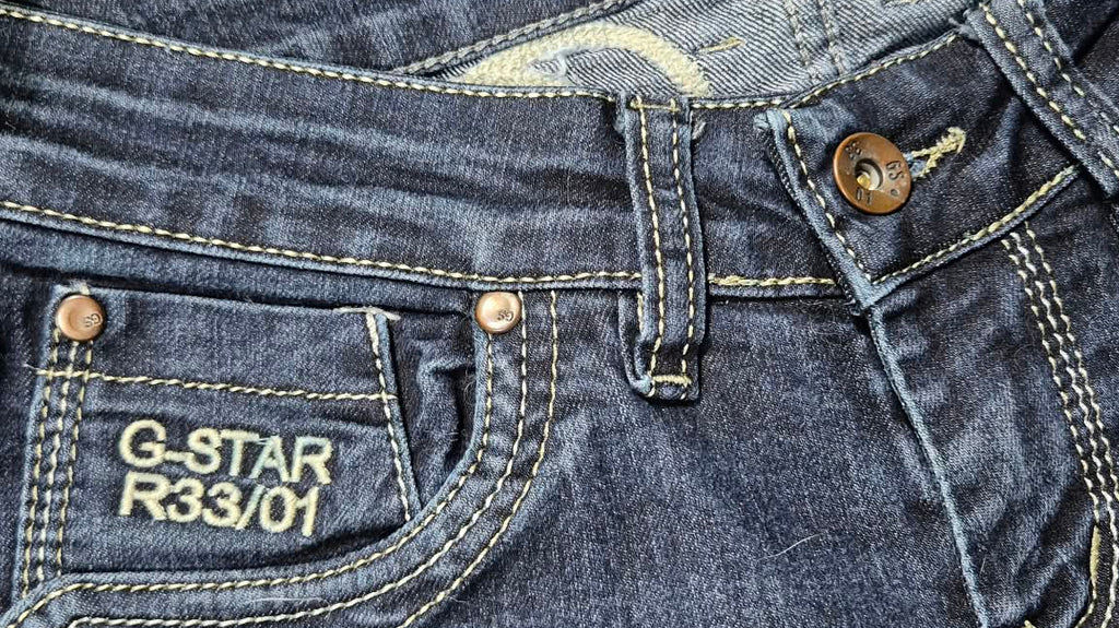 G-Star Raw Y2K Jeans W27 S Embroidery 2000s