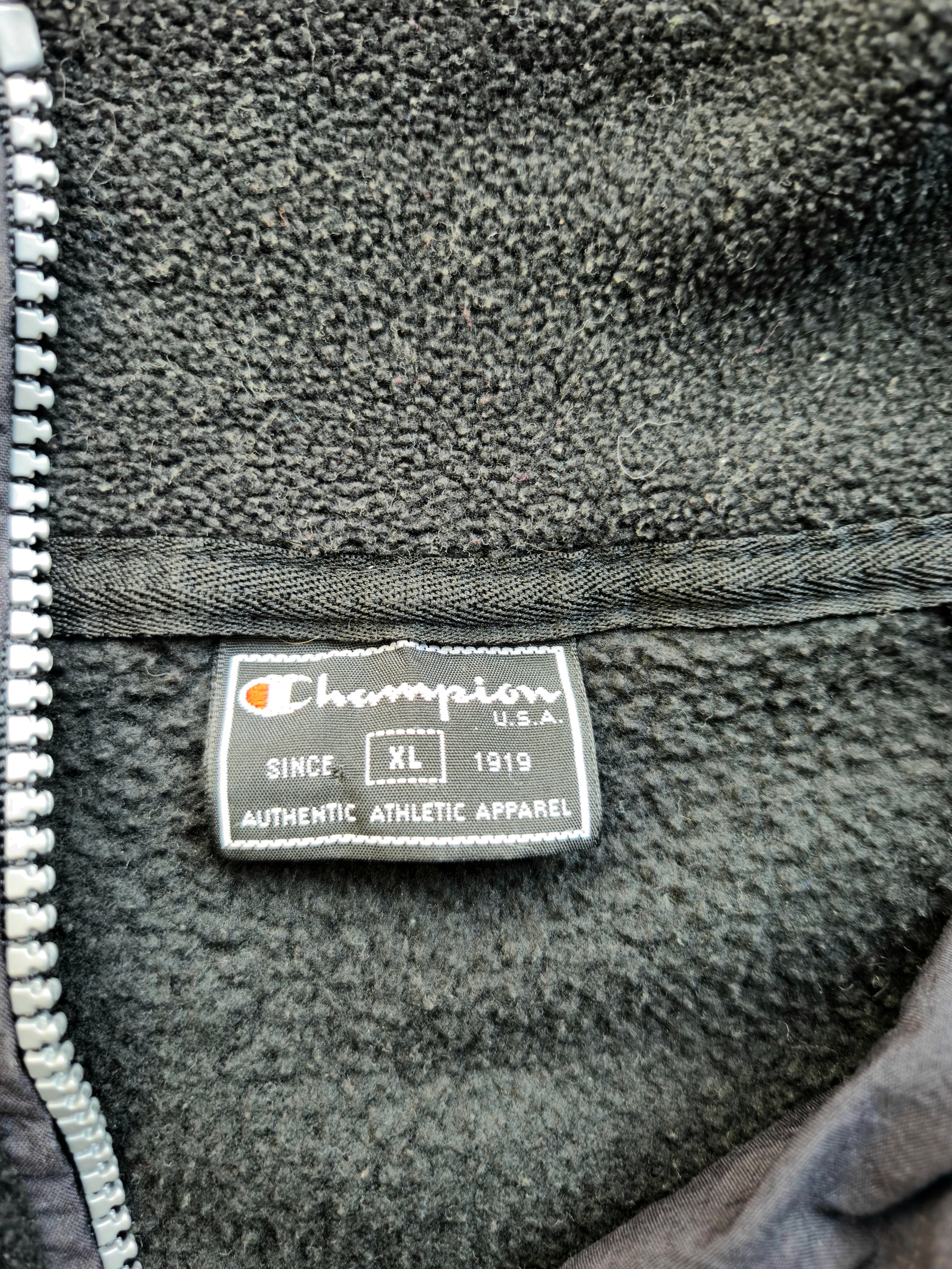 Champion Quarter Zip Fleece Black (XL)