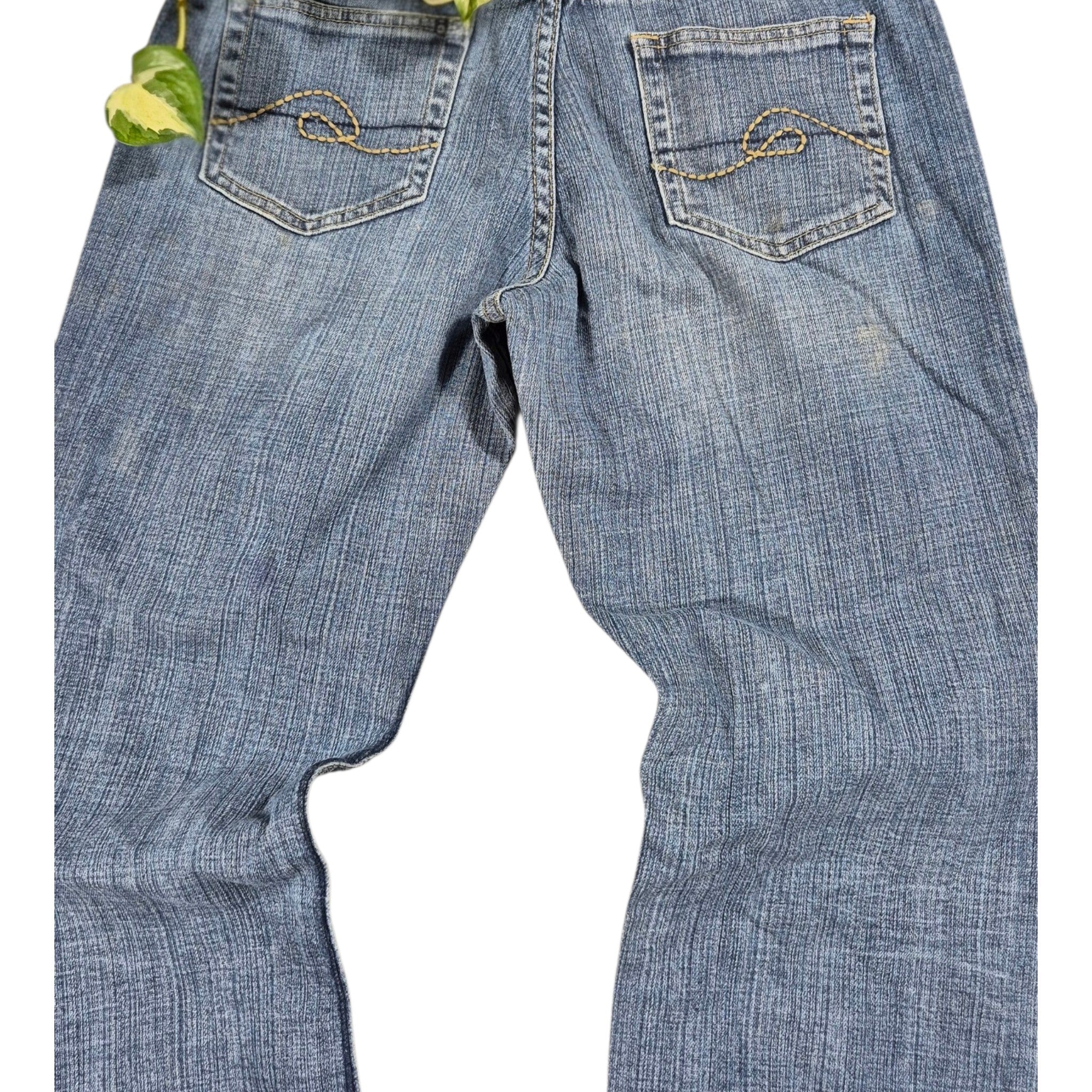 Vintage Bootcut Jeans Blue Y2K Flared Denim (S)