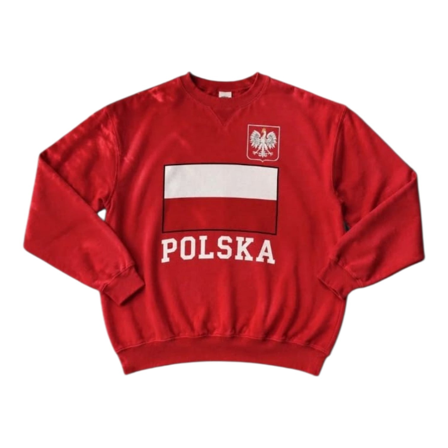 Vintage Polska Sweater Red (XL)