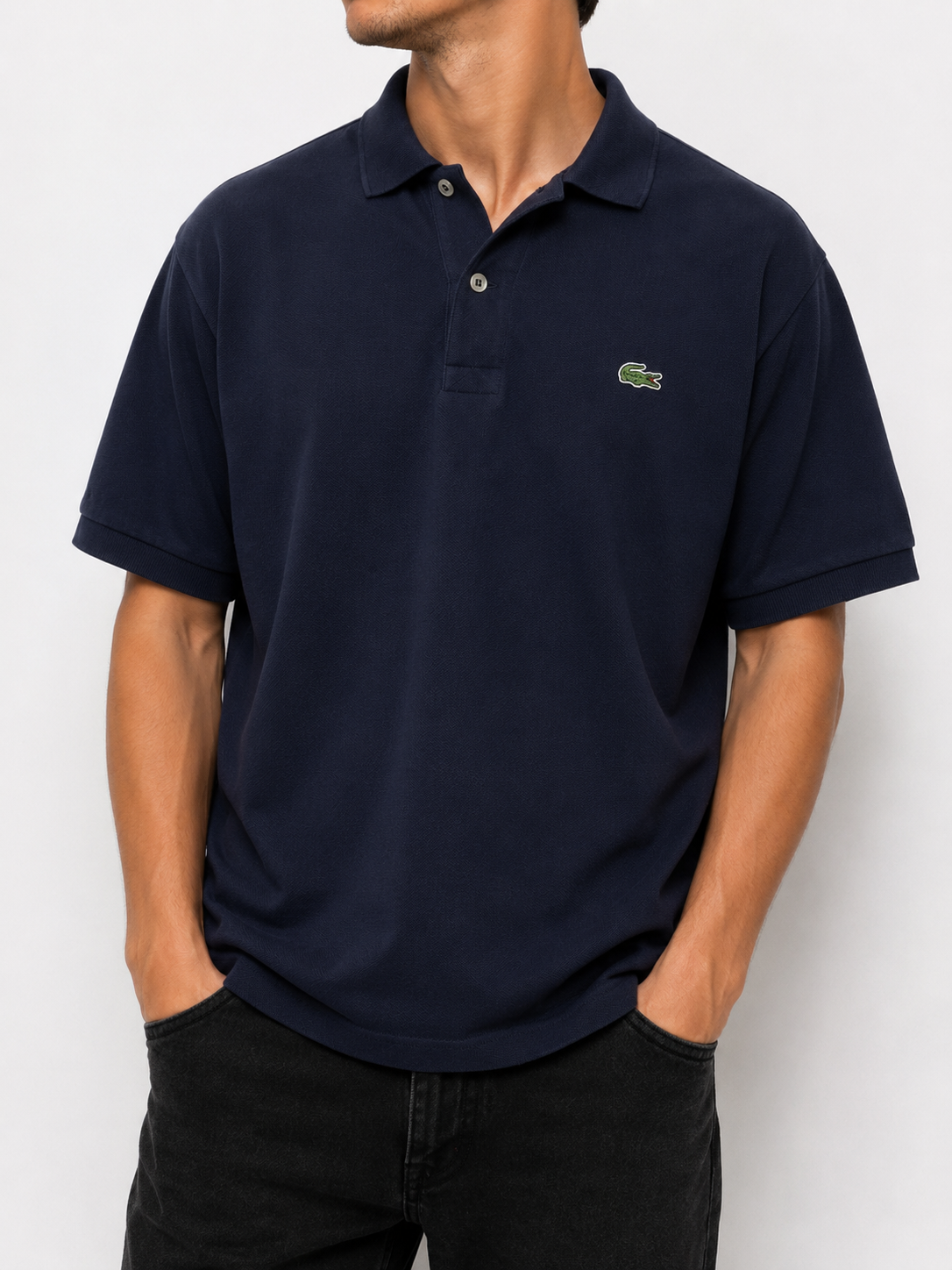 Lacoste Polo Shirt Navy (M)