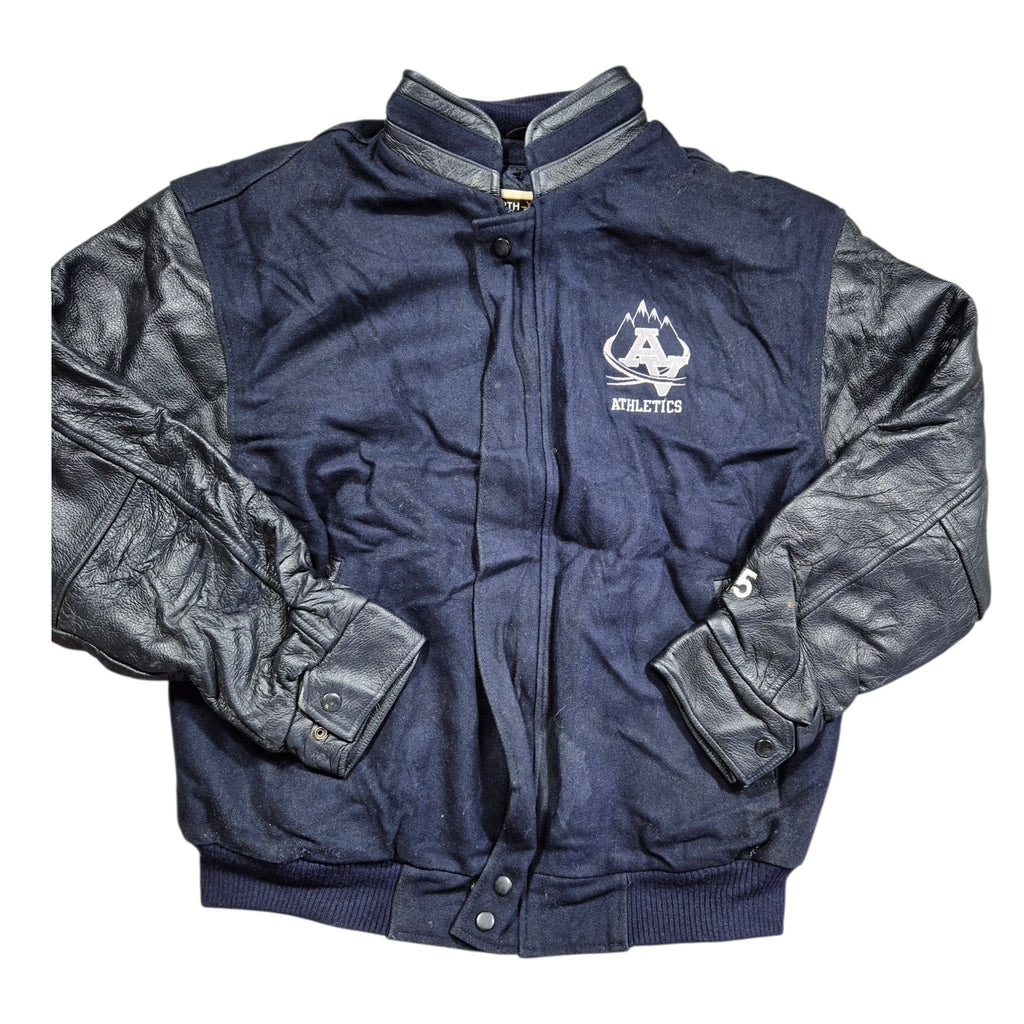 North End Athletics Hockey Varsity Jacket (L) Vintage Y2K 90s Lederärmel