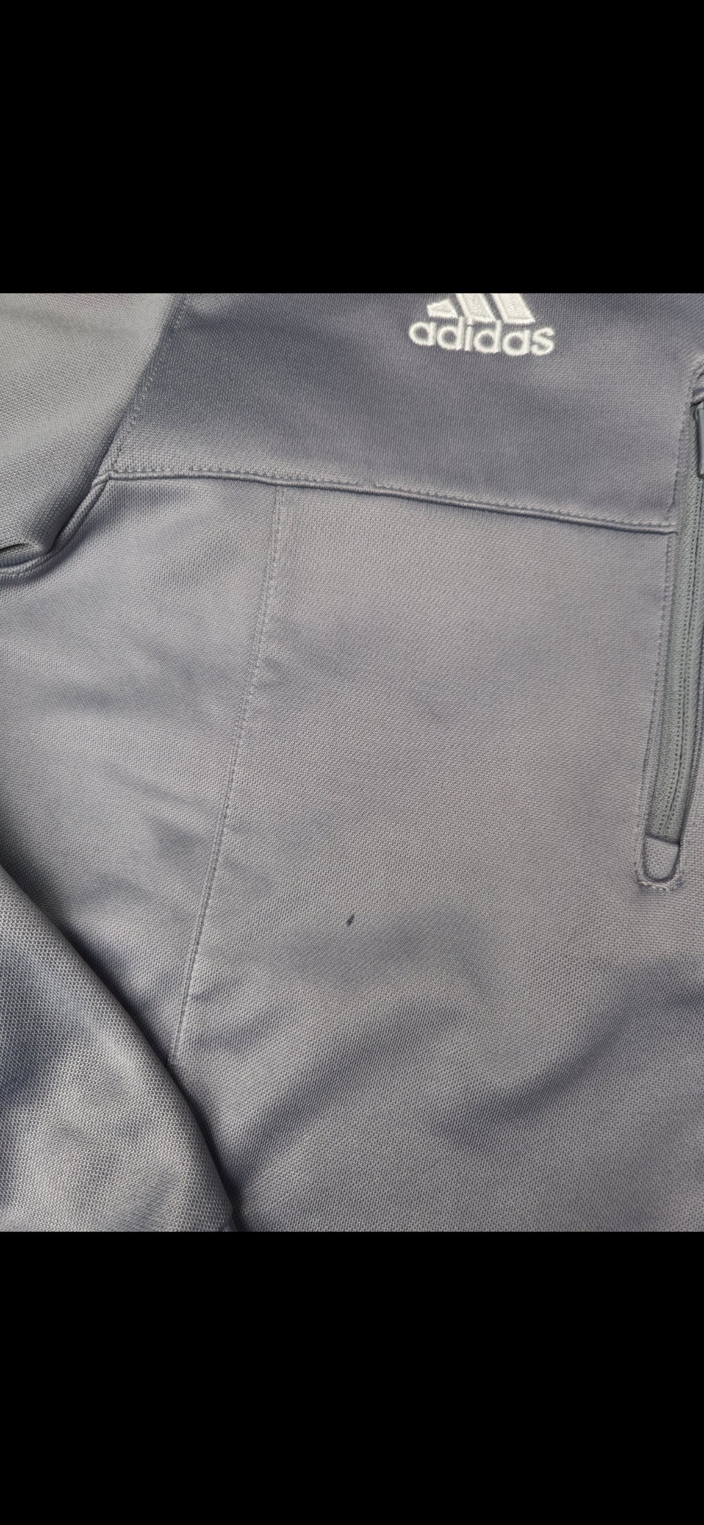 Adidas Real Madrid Track Jacket Grey (L)