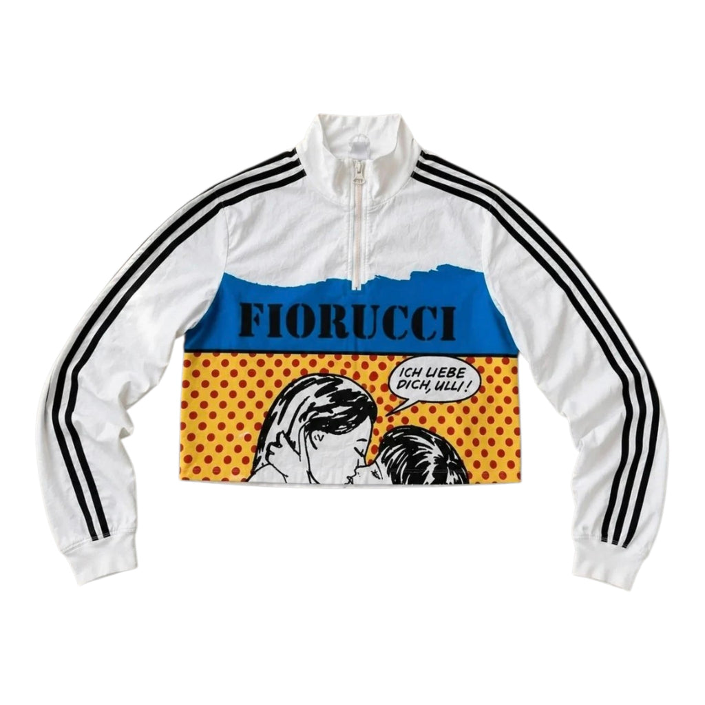 Adidas Fiorucci Cropped Track Top White (XS/S)