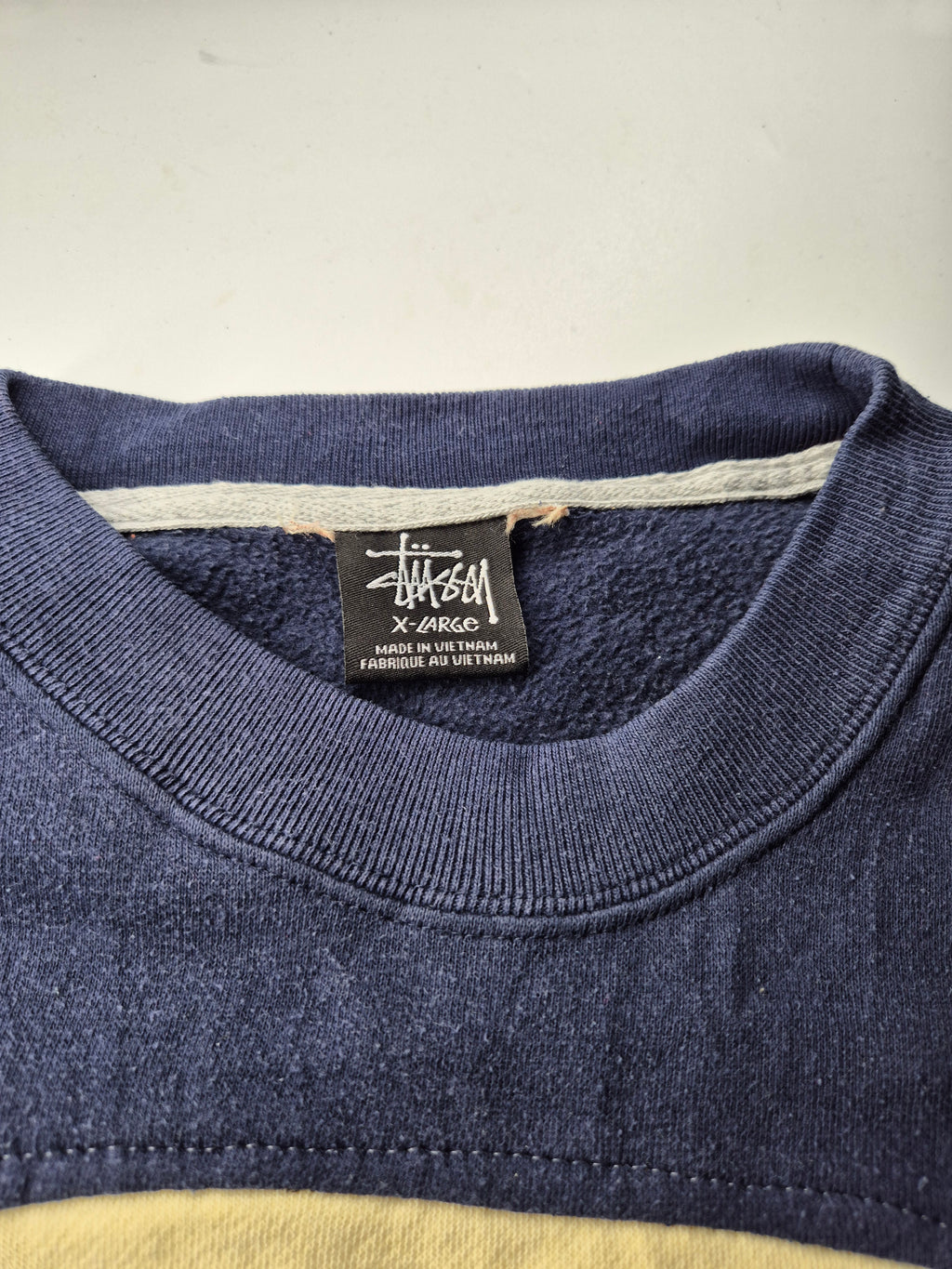 Stüssy Reworked Sweater Blue Navy Vintage (XL)