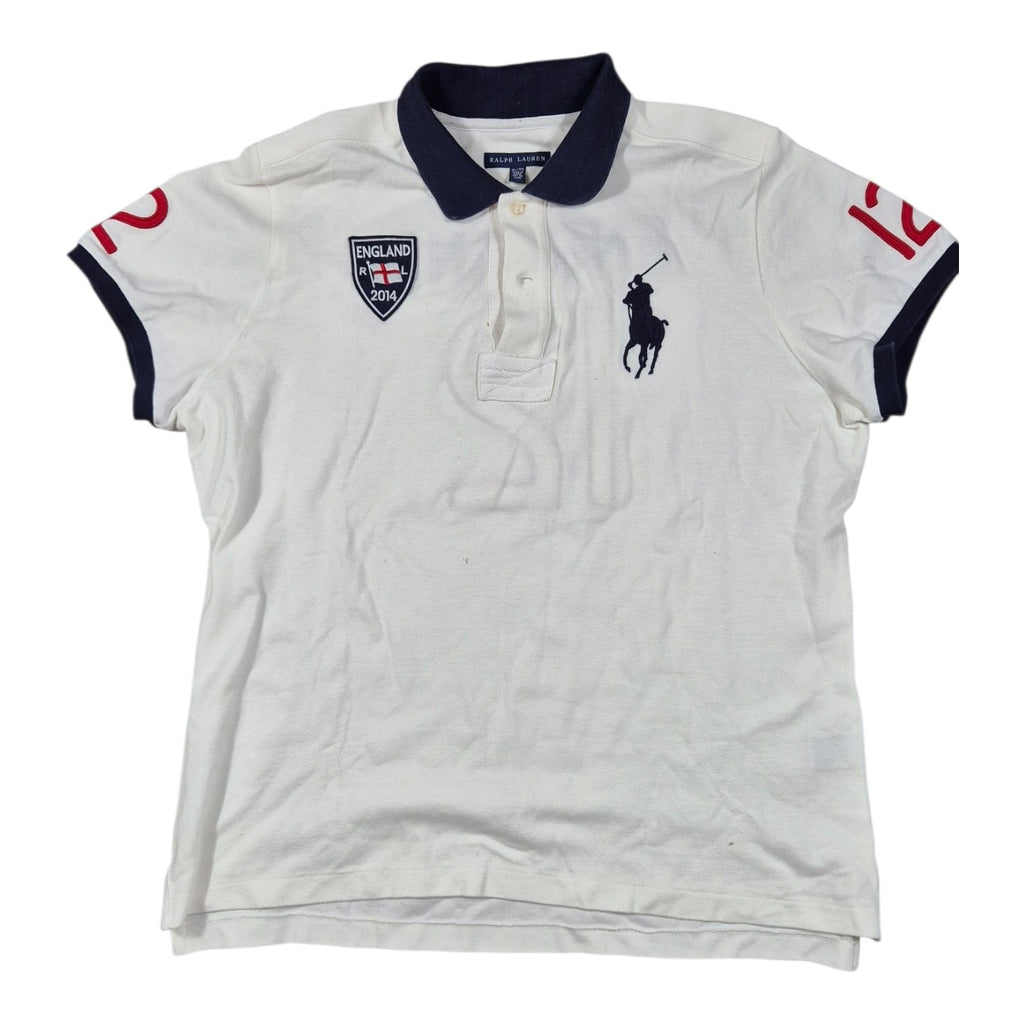 Ralph Lauren Polo England 2014 Big Pony White (XL)