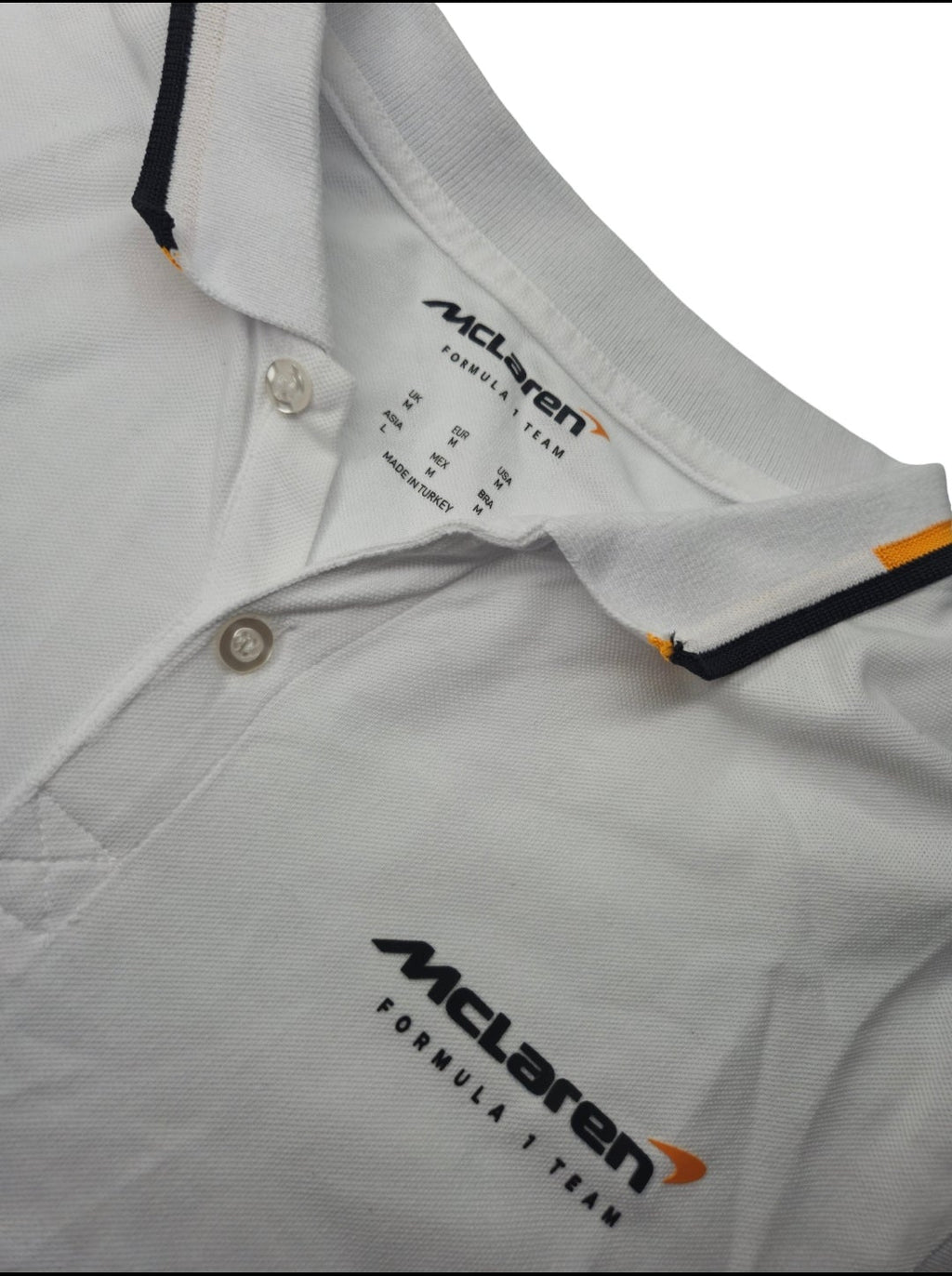 McLaren F1 Team Polo White (M)