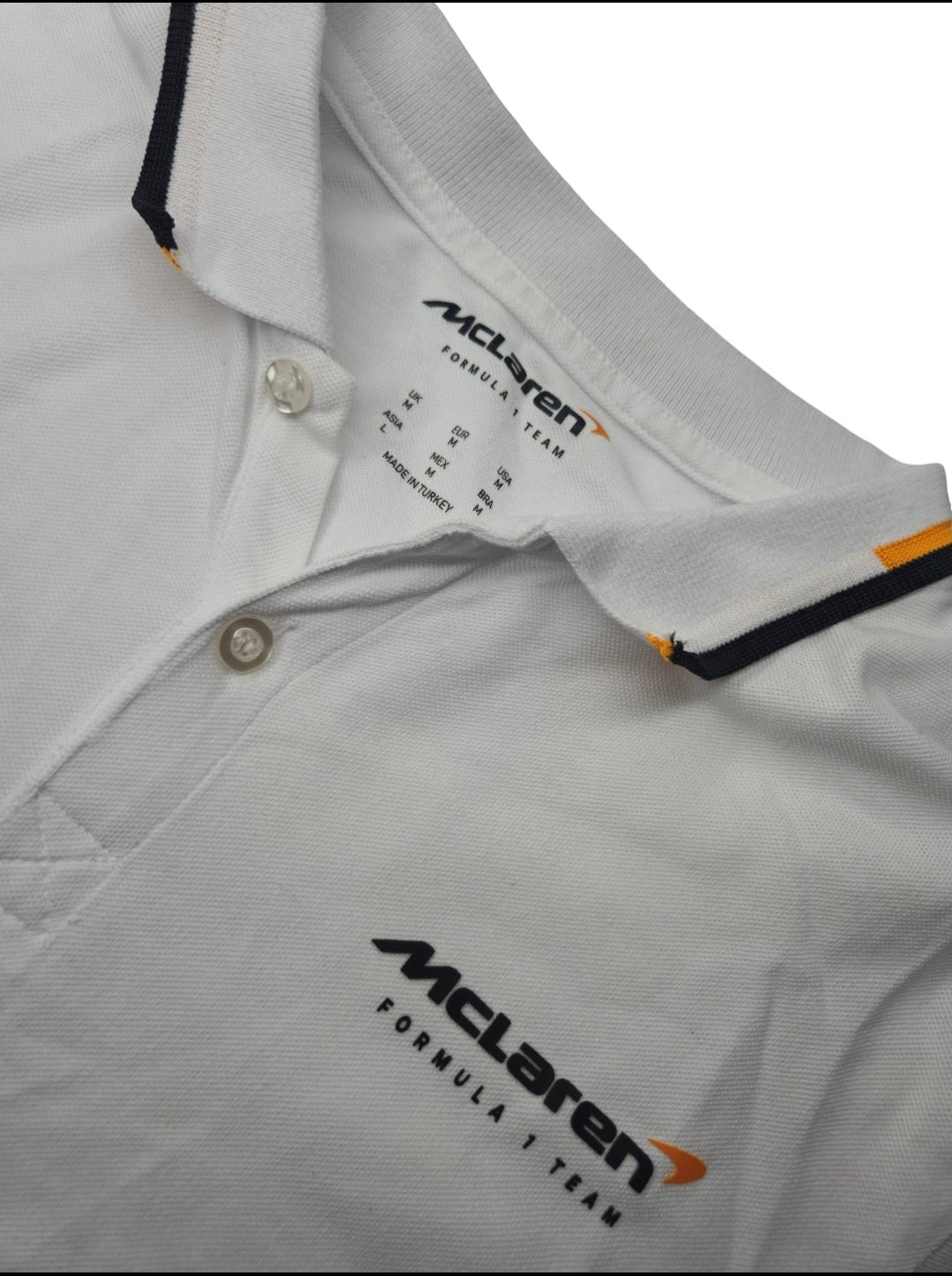 McLaren F1 Team Polo White (M)