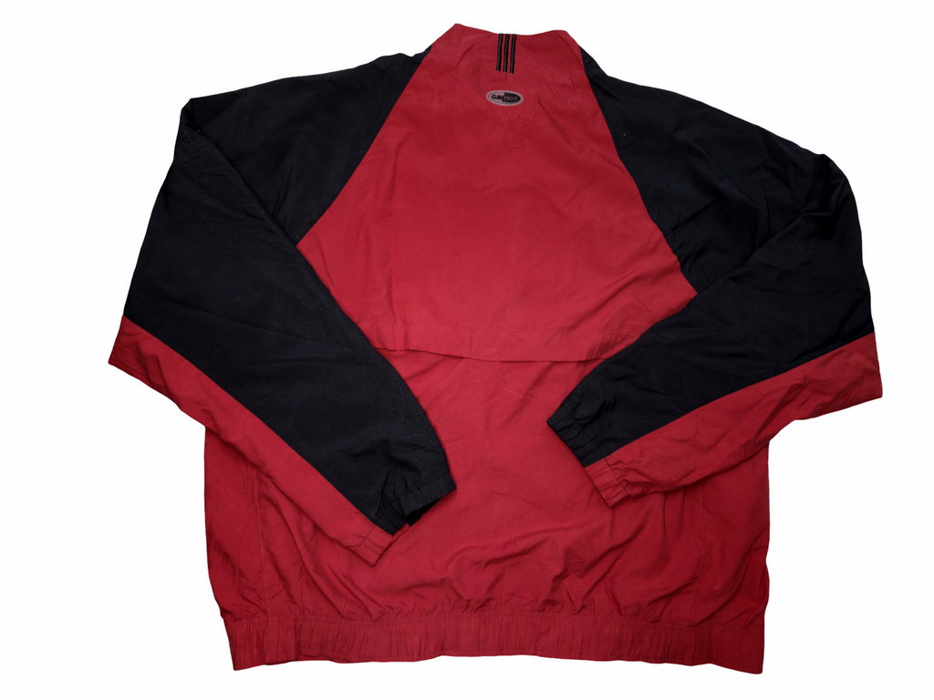 Adidas Half Zip Windbreaker Red Black (L)