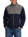 Champion Fleece Zip Jacket Navy Grey (L)