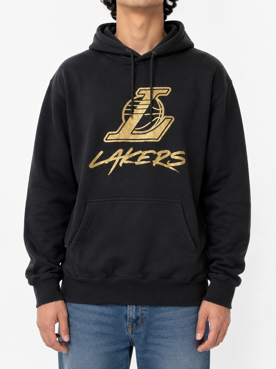 New Era Los Angeles Lakers Hoodie Black (L)