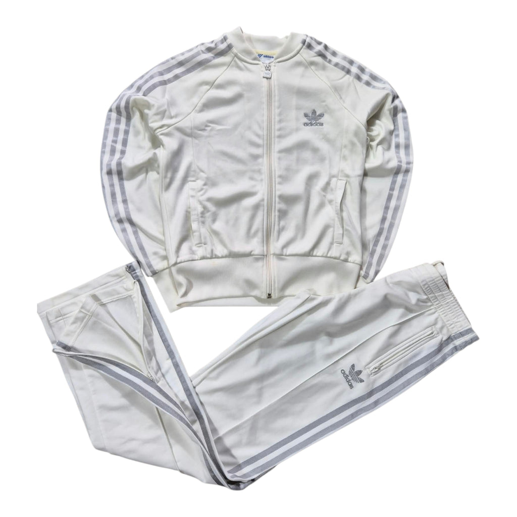 Adidas Originals Firebird Tracksuit Weiß Grau Damen (36/40)