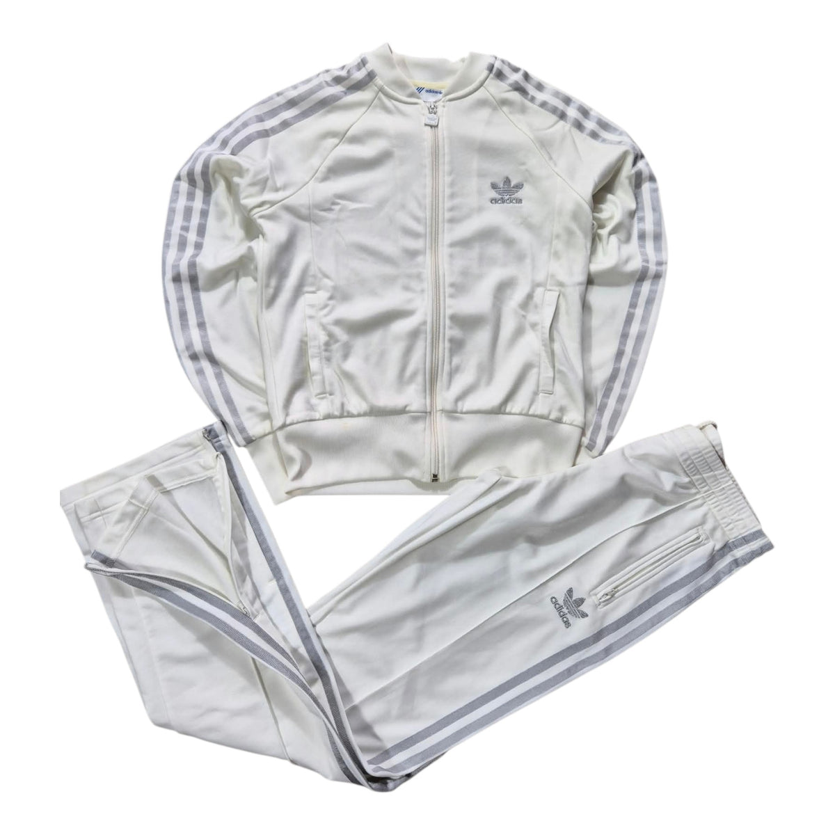 Adidas Originals Firebird Tracksuit Weiß Grau Damen (36/40)