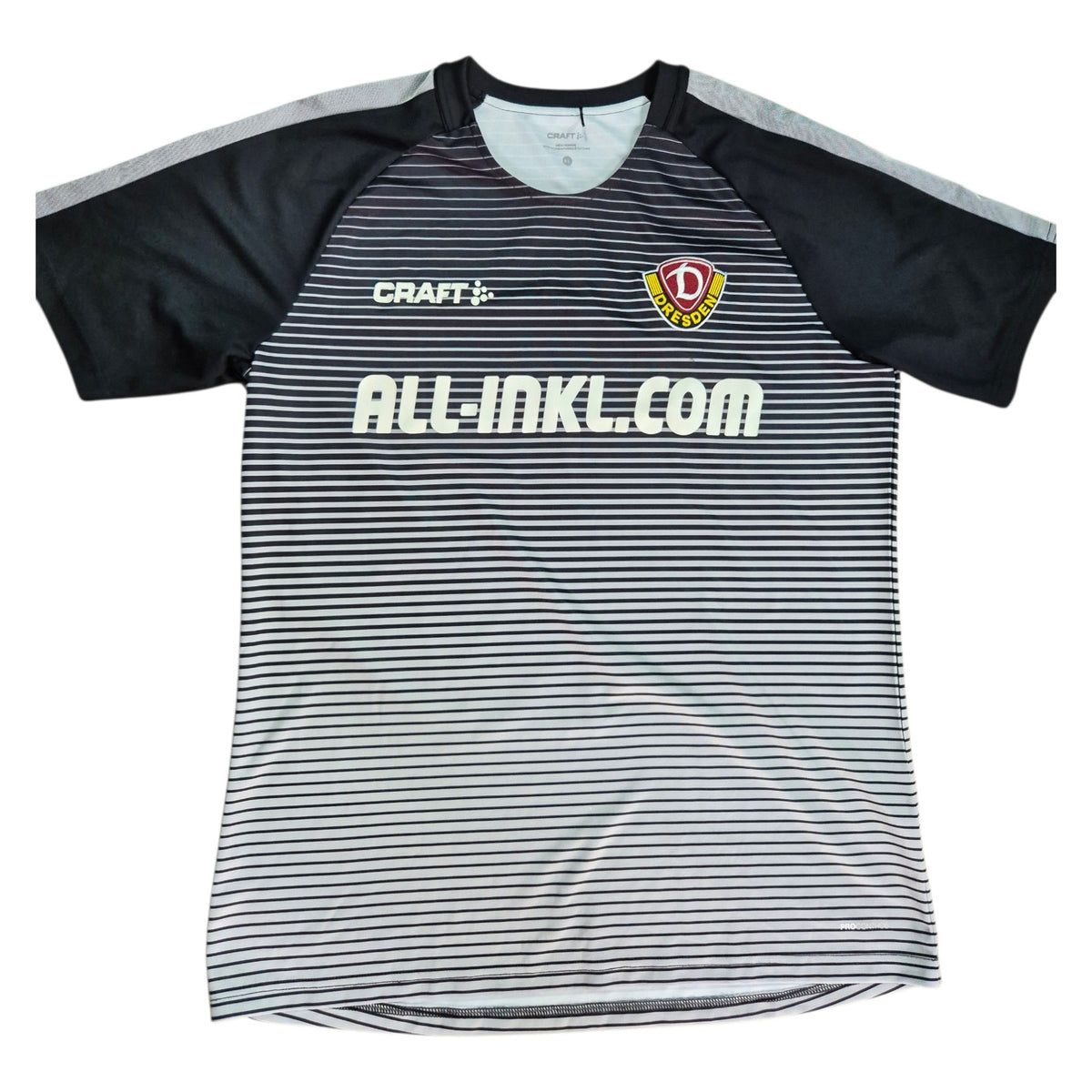 Dynamo Dresden Craft Trikot (XL) Schwarz Weiß 2015/16