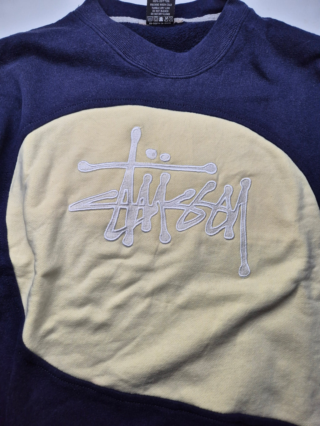 Stüssy Reworked Sweater Blue Navy Vintage (XL)