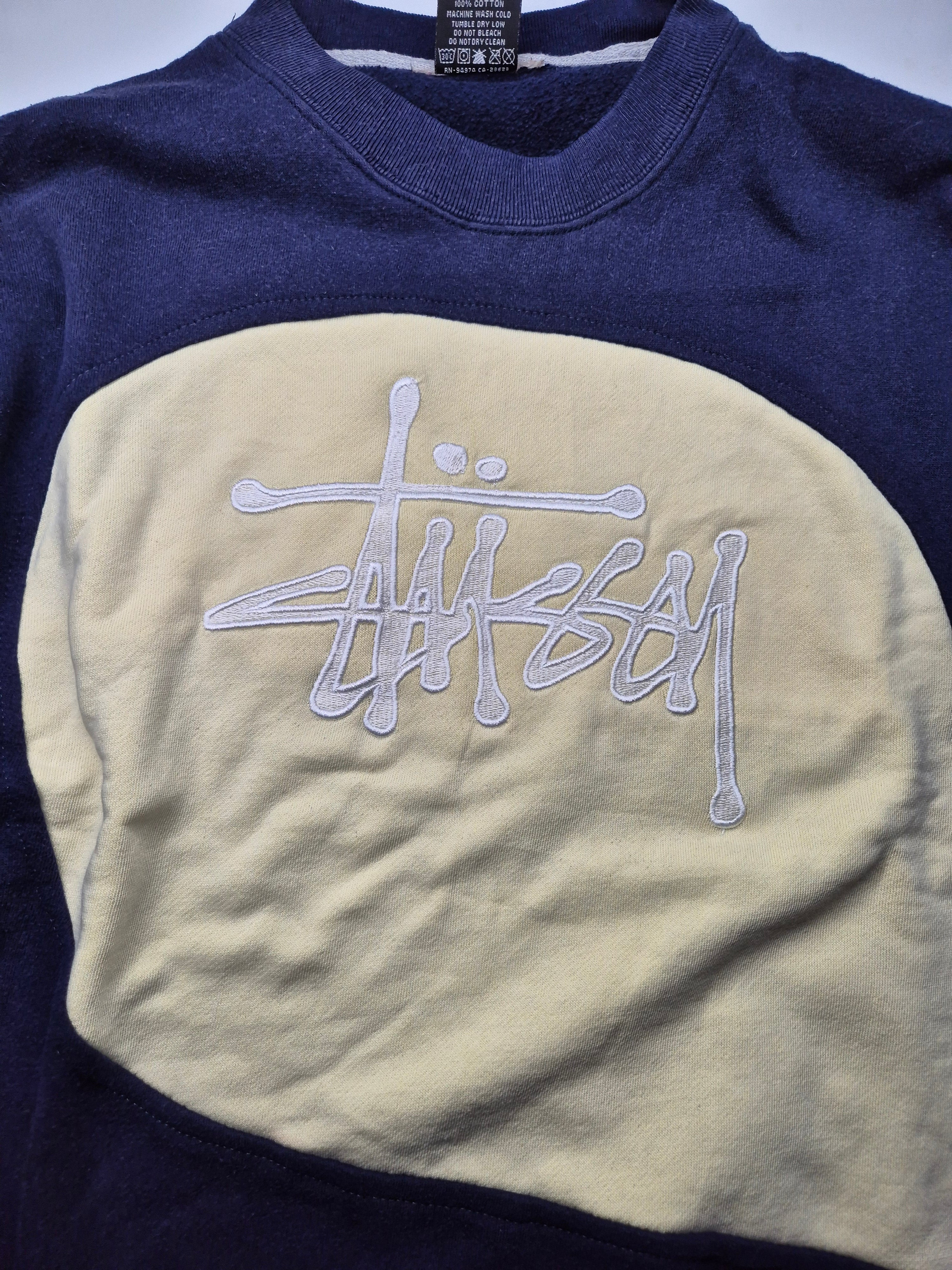 Stüssy Reworked Sweater Blue Navy Vintage (XL)