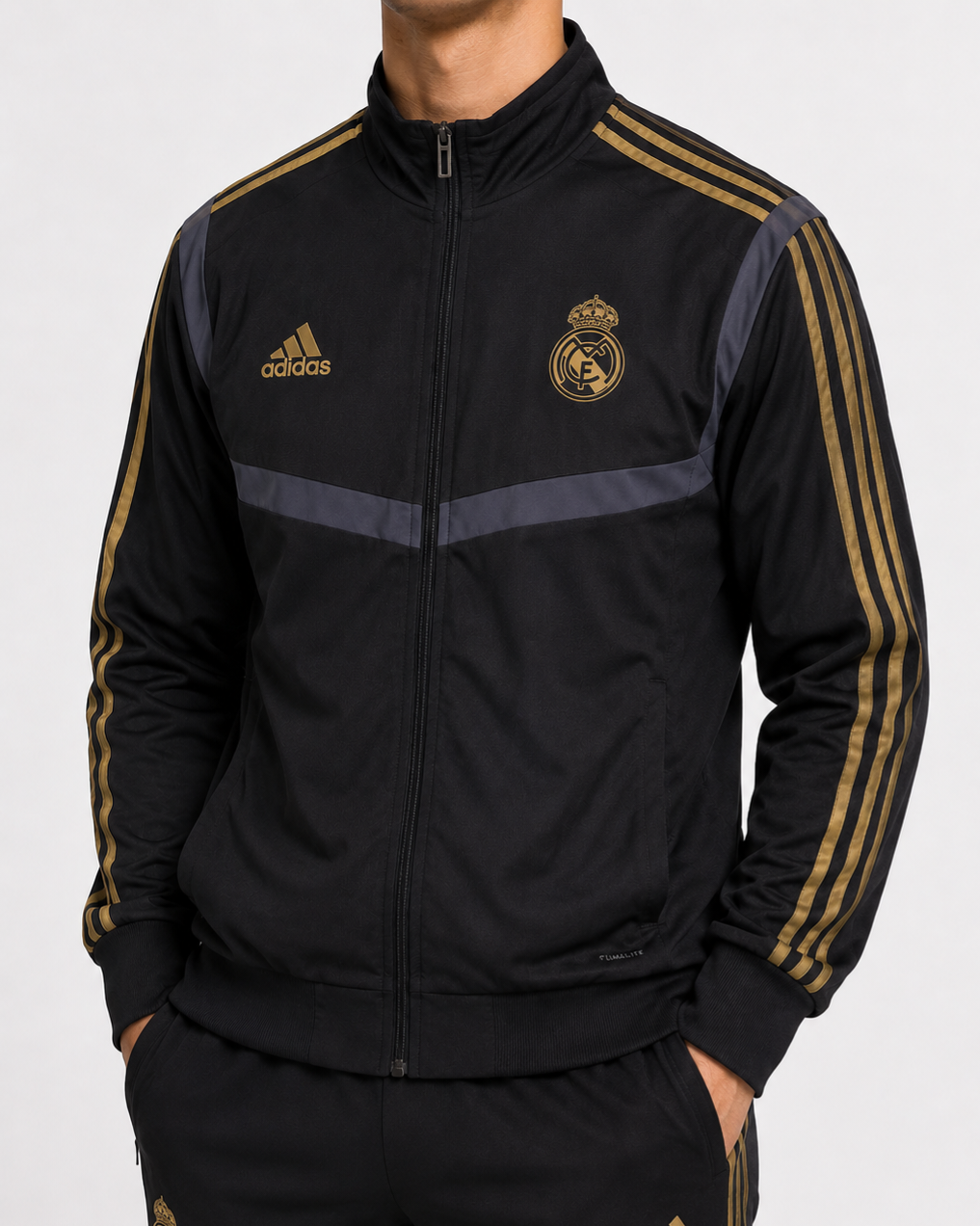 Adidas Real Madrid Track Jacket Black (XS)