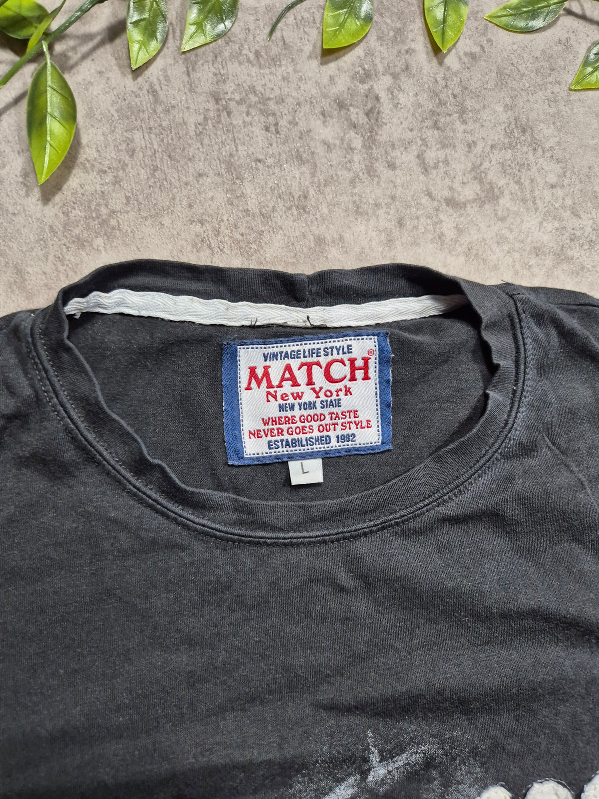 MATCH New York Harlem Jazz Club T-Shirt Schwarz (L)