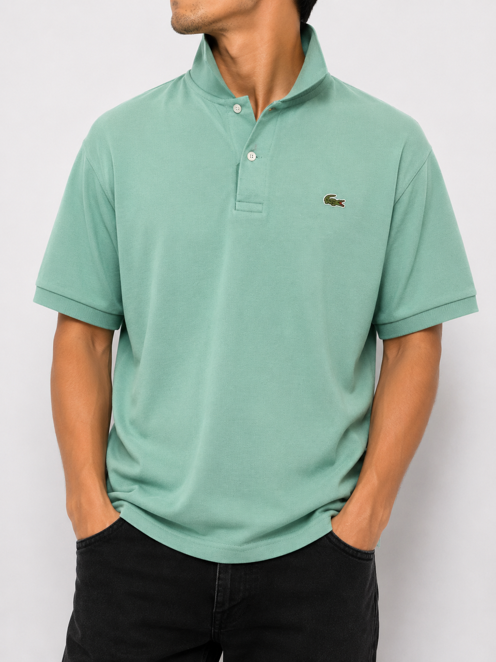 Lacoste Polo Turquoise (M)