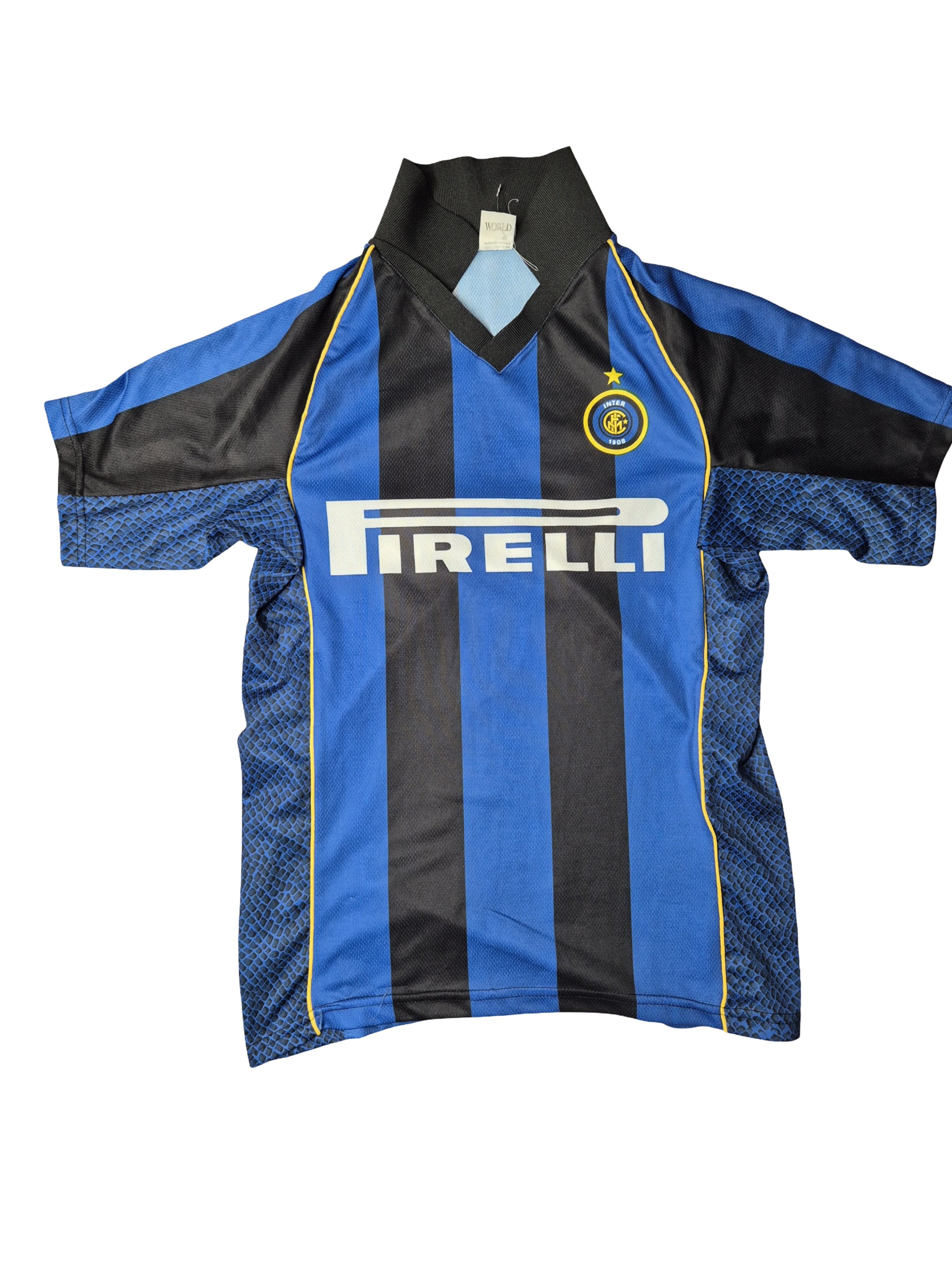 Vintage Inter Milan Seedorf 10 Pirelli Jersey Blue Black (M)