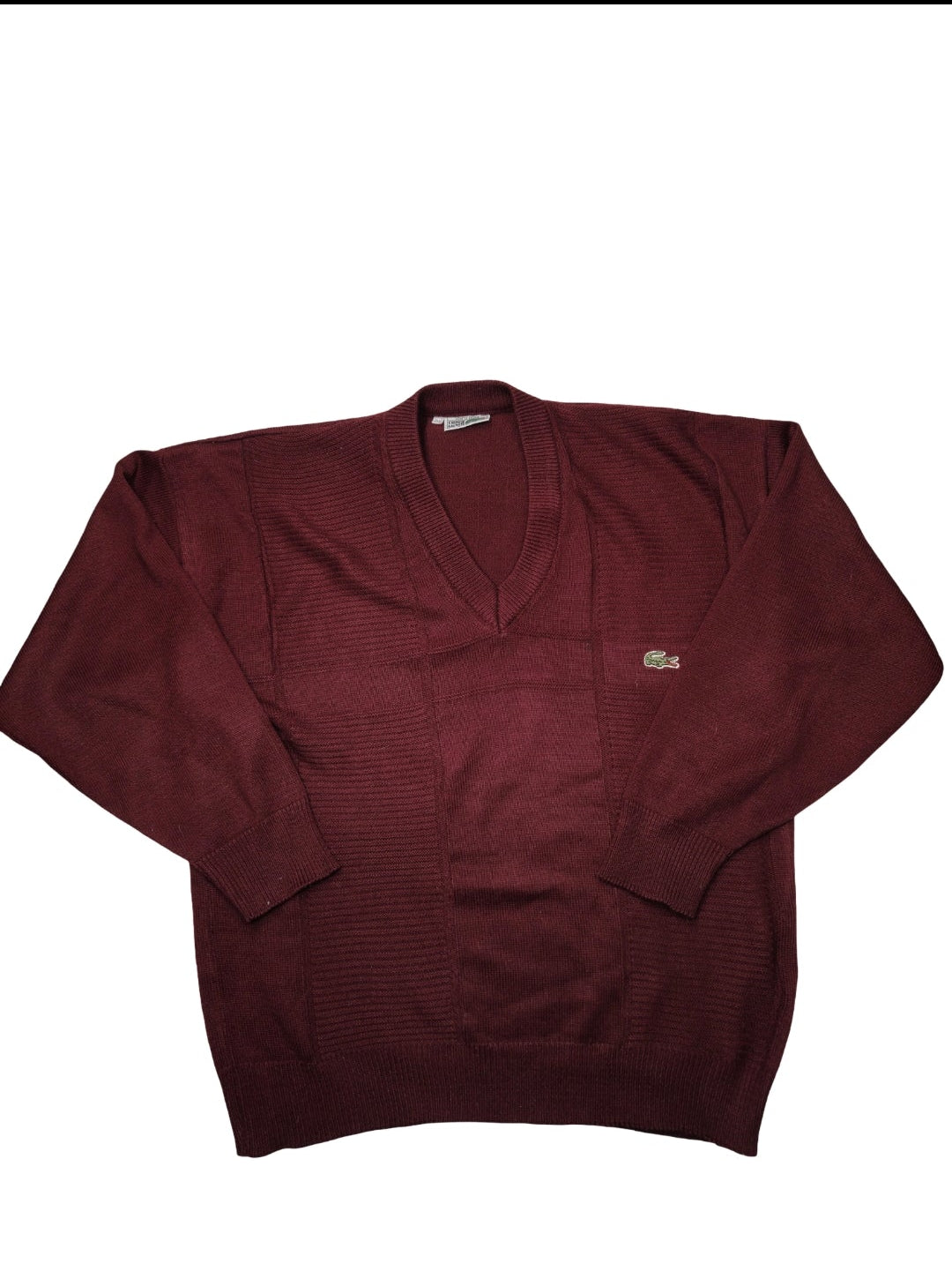 Lacoste Vintage Sweater Burgundy (M)