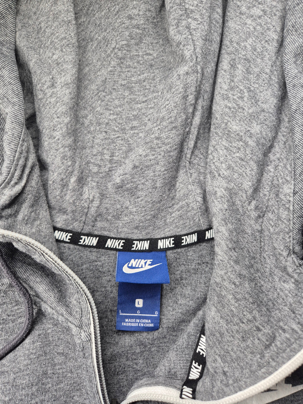 Nike Zip Hoodie Grey (L)
