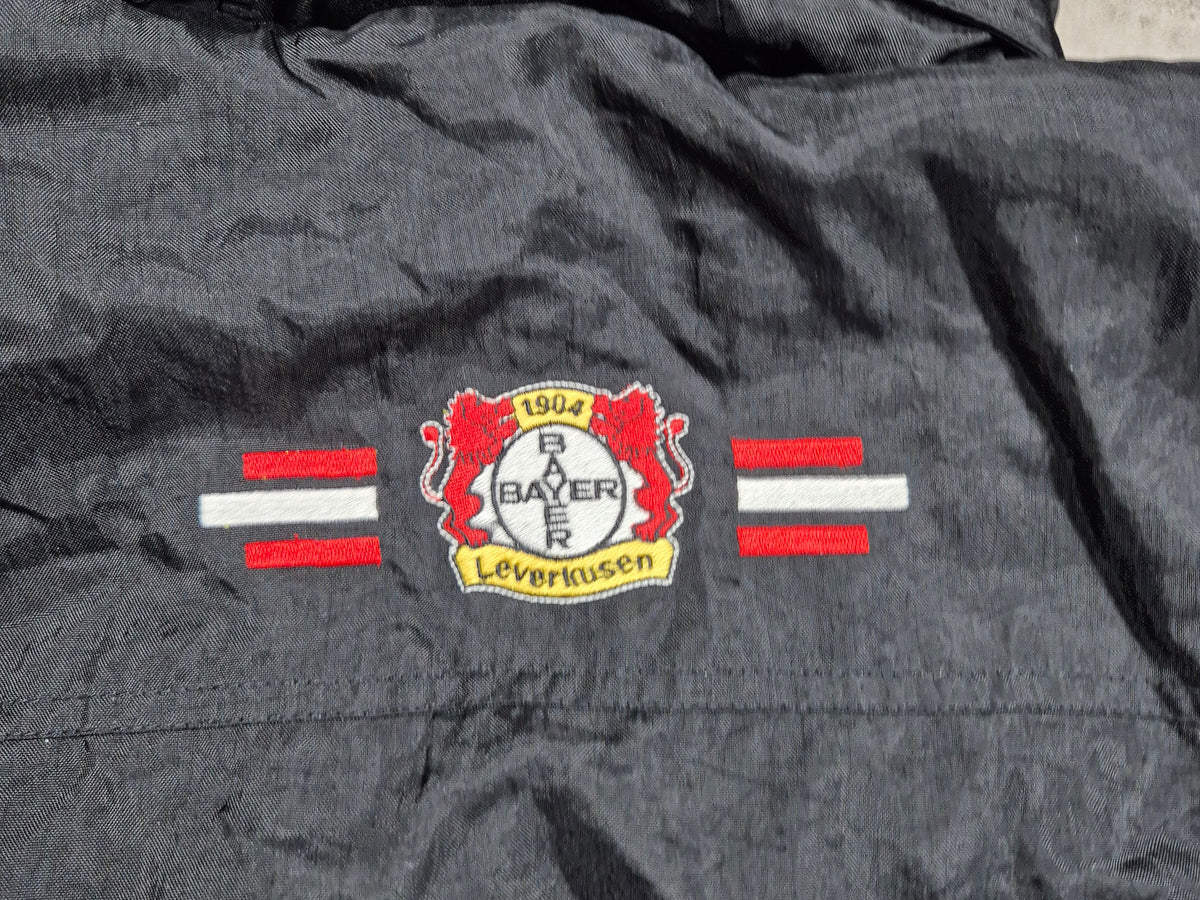 Adidas Bayer 04 Leverkusen Vintage Trainingsjacke (XL) Schwarz Retro 90s